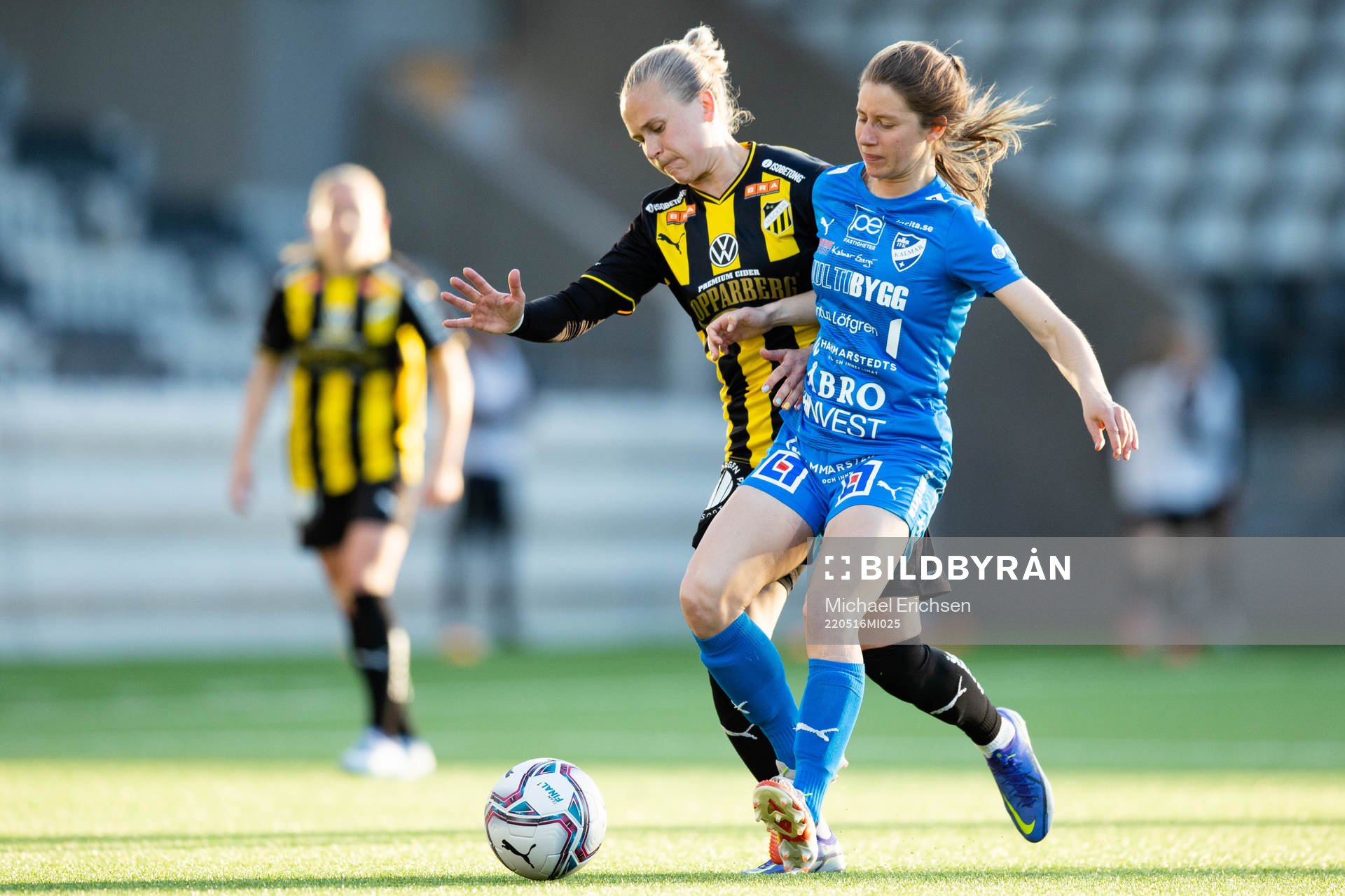 Häckens Filippa Curmark och Kalmars Charléne Nowotny