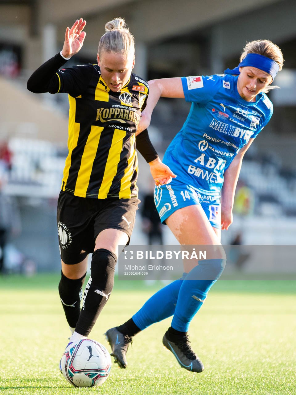 Häckens Filippa Curmark och Kalmars Alyssa Mae Walker i