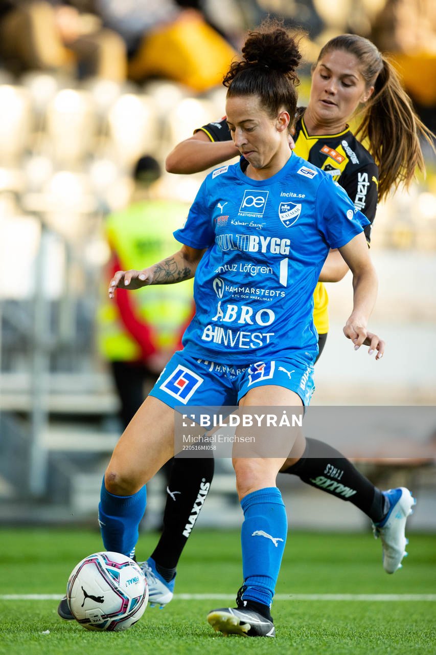 Kalmars Antoinette Jewel Williams och Häckens Mille Gejl