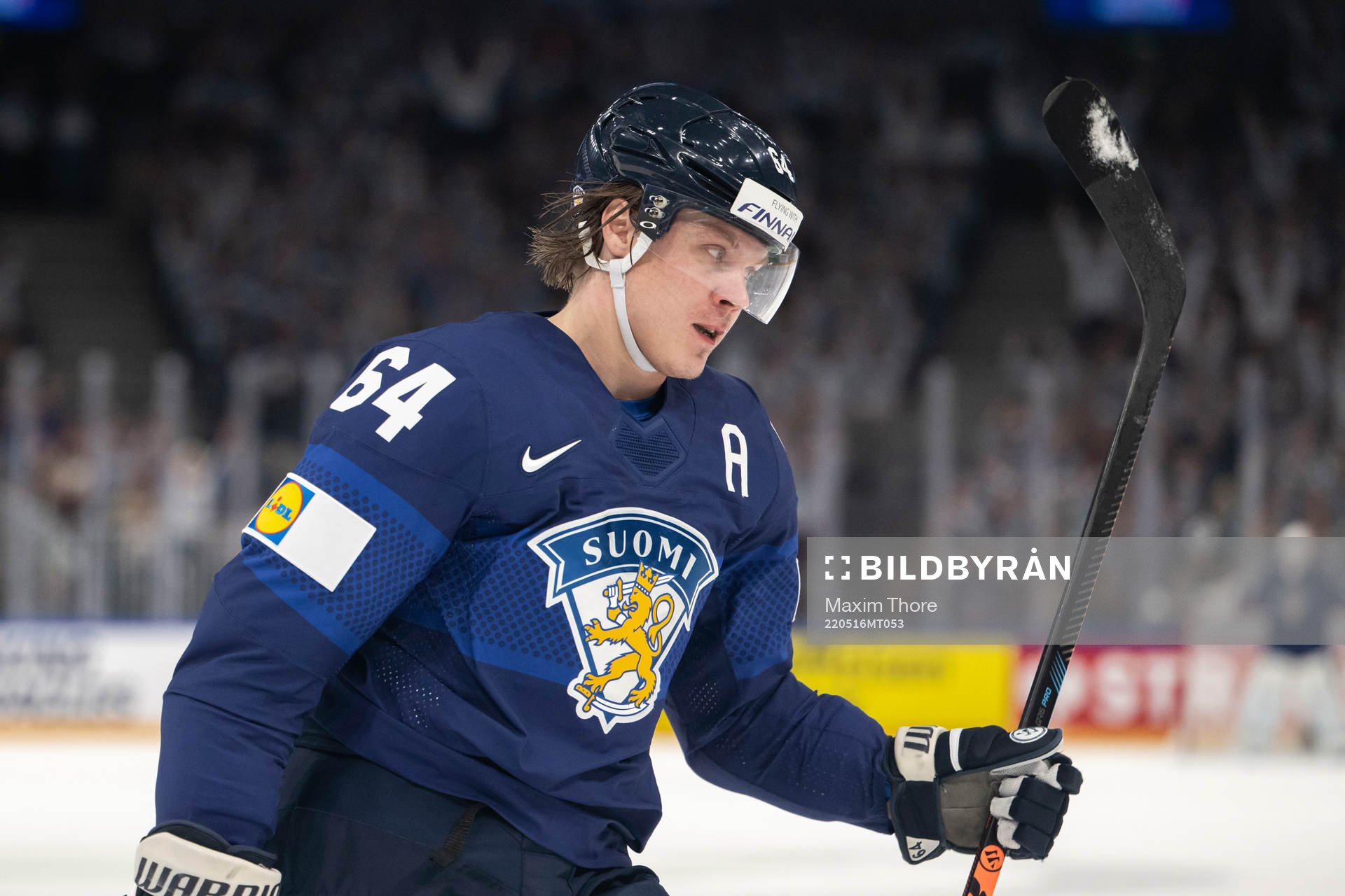Mikael Granlund of Finland celebrates