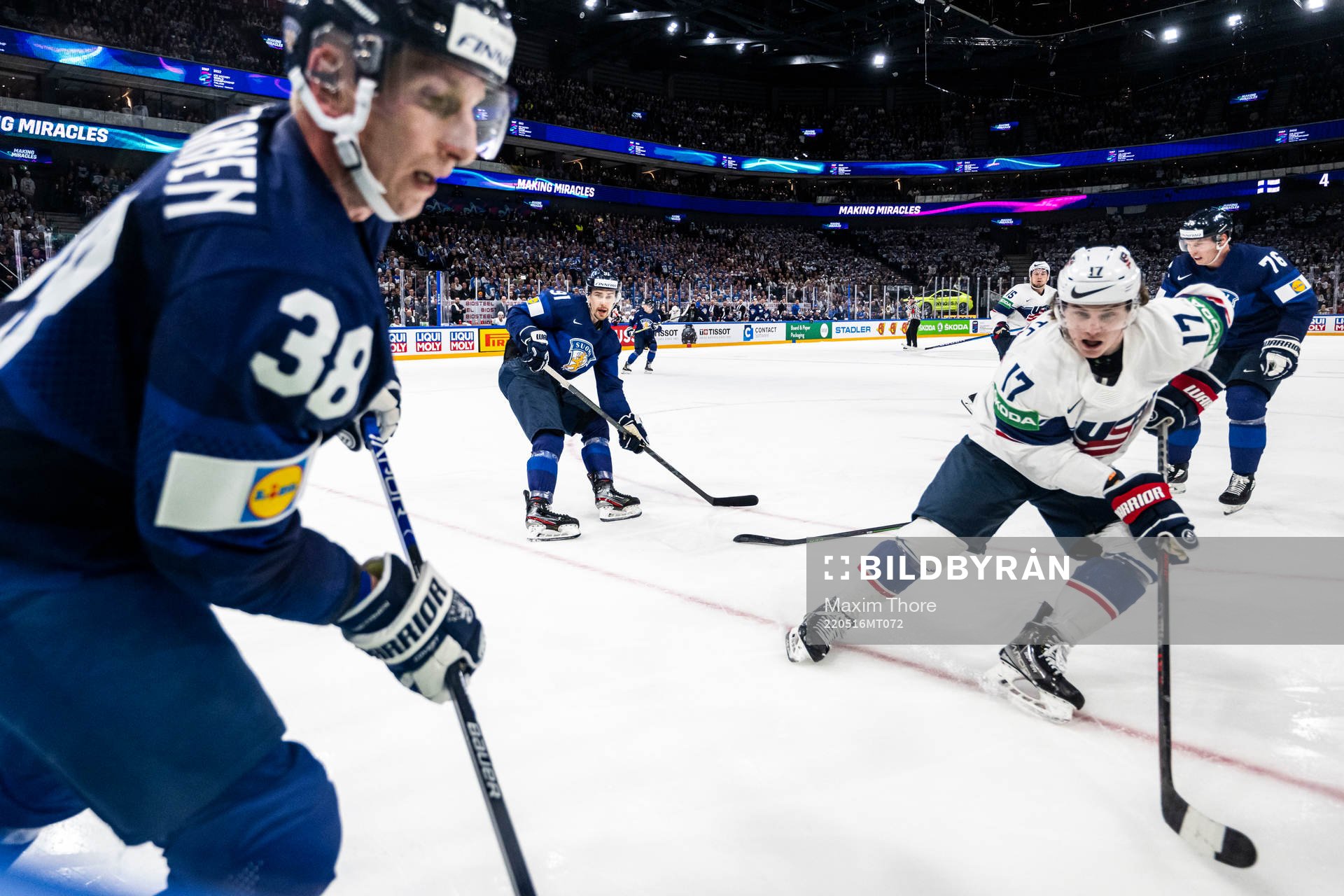 Jusso Hietanen and Juho Lammikko of Finland against Adam