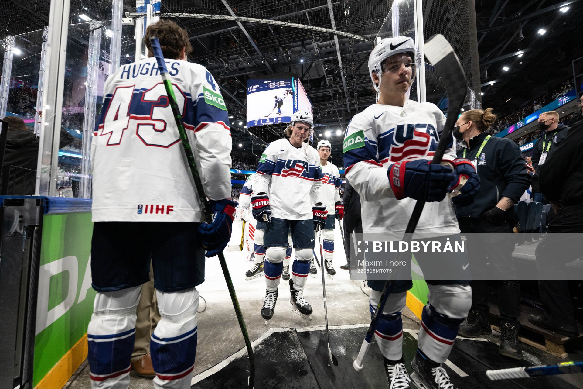 The players of USA look dejected