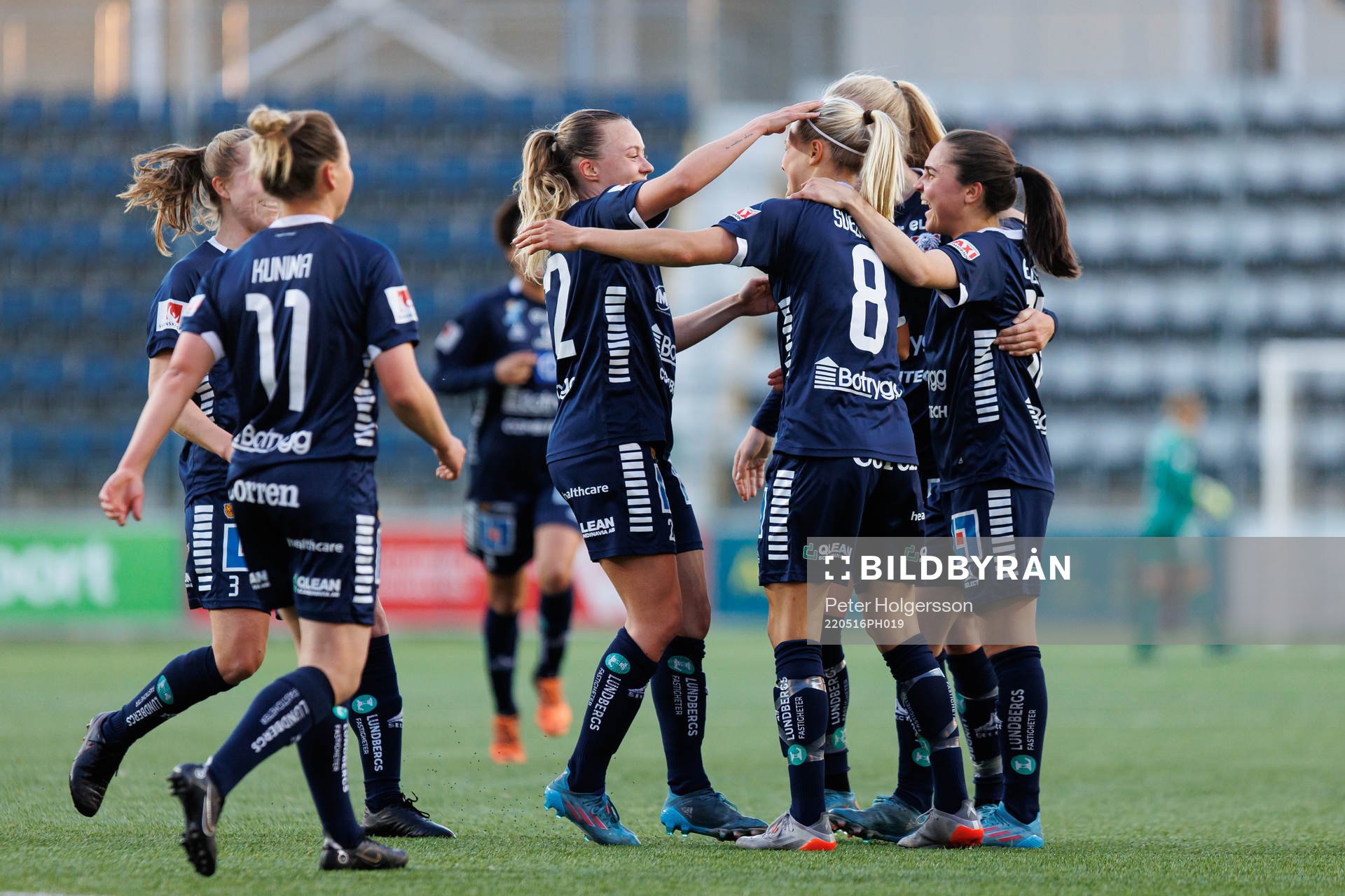 Linköpings Johanna Svedberg jublar