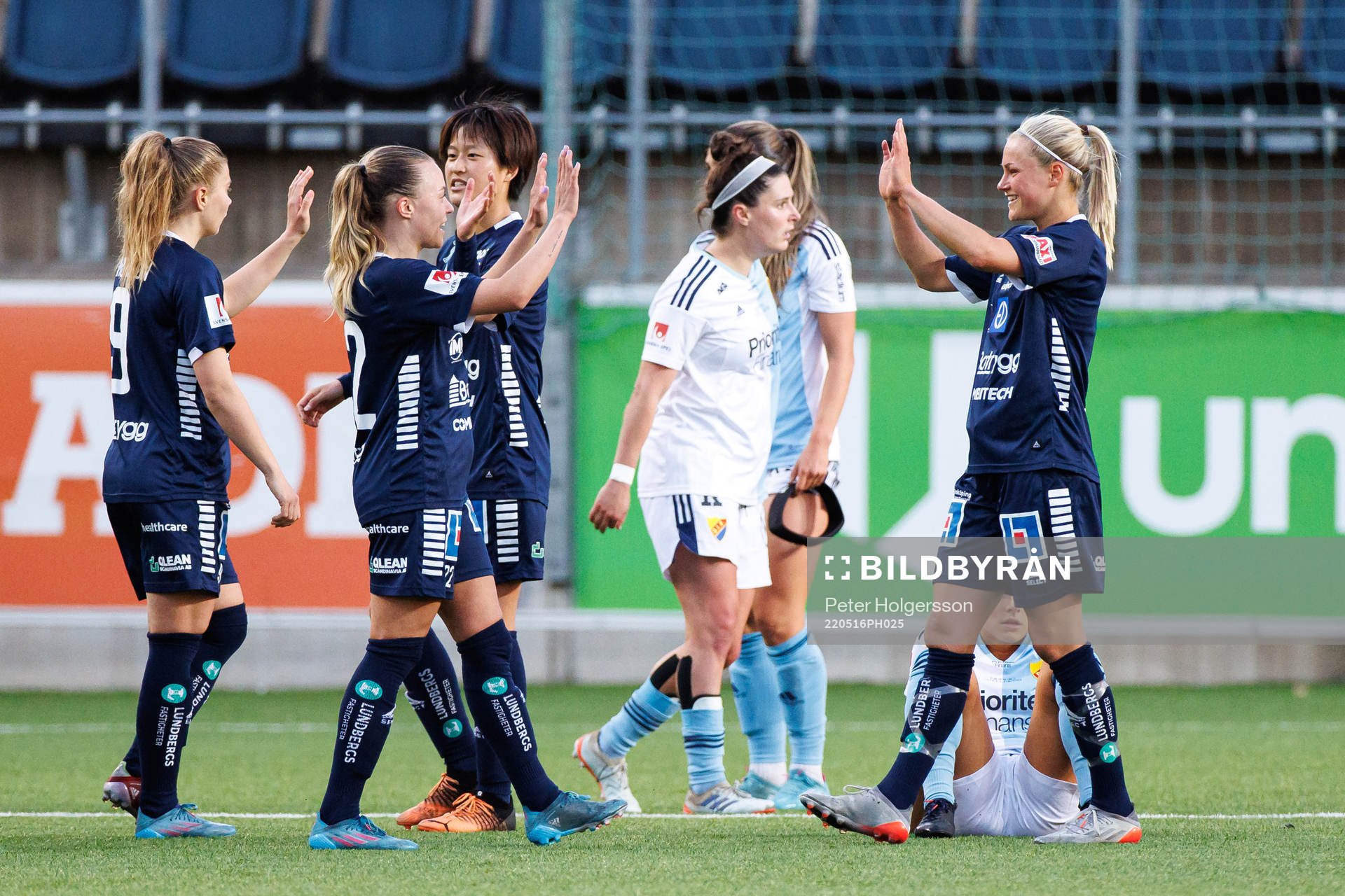Djurgårdens Hayley Dowd deppar samtidigt som Linköpings