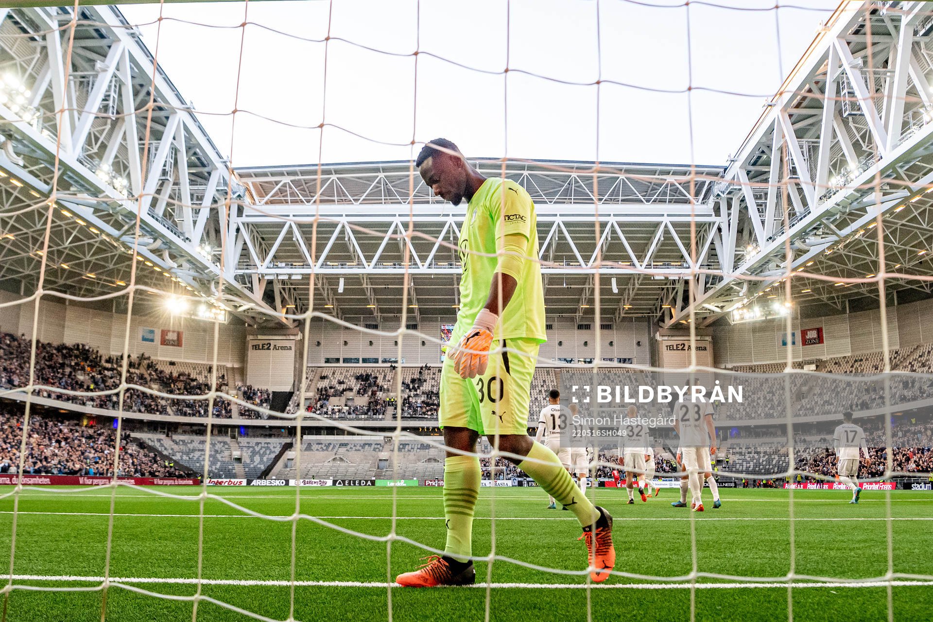 Malmö FFs målvakt deppar