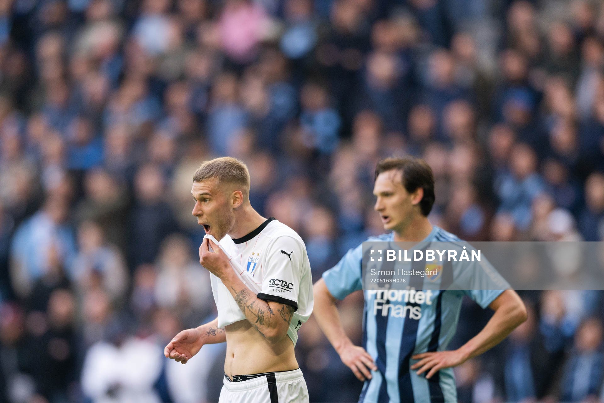 Malmö FFs Felix Beijmo och Djurgårdens Hjalmar Ekdal