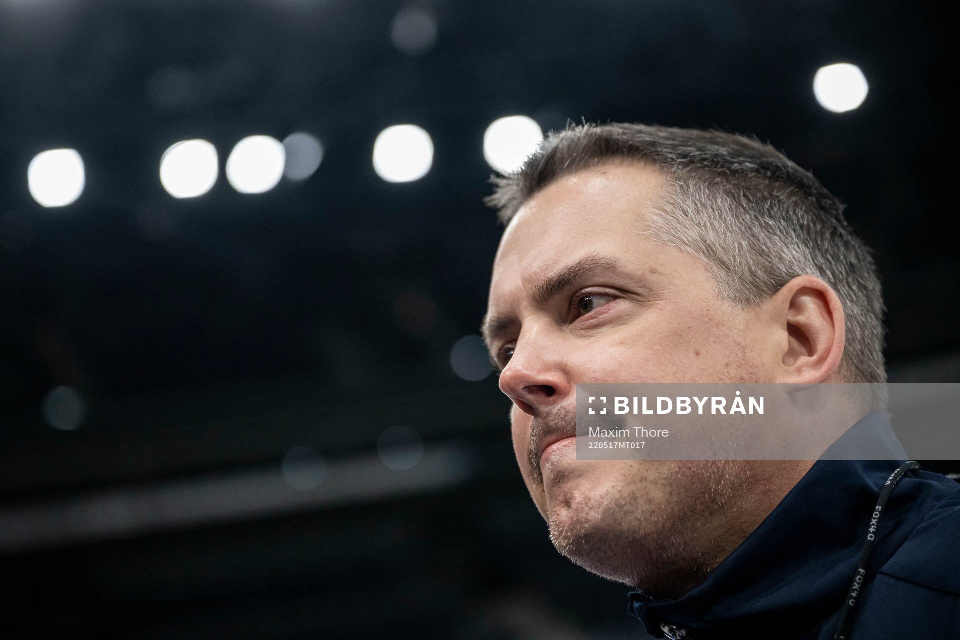 Assistant coach Tomas Montén of Sweden at a practice