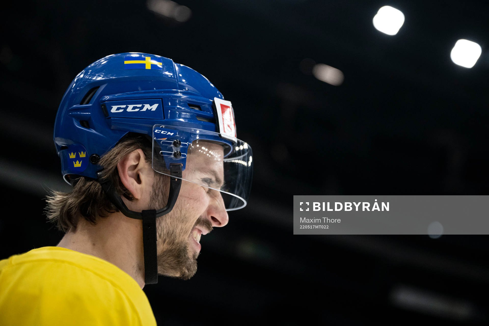 Mathias Bromé of Sweden at a practice session