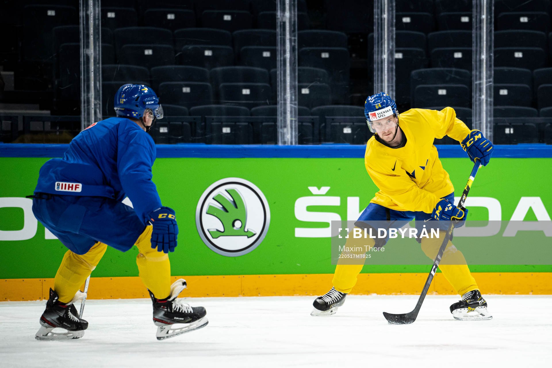 Jonathan Pudas of Sweden at a practice session