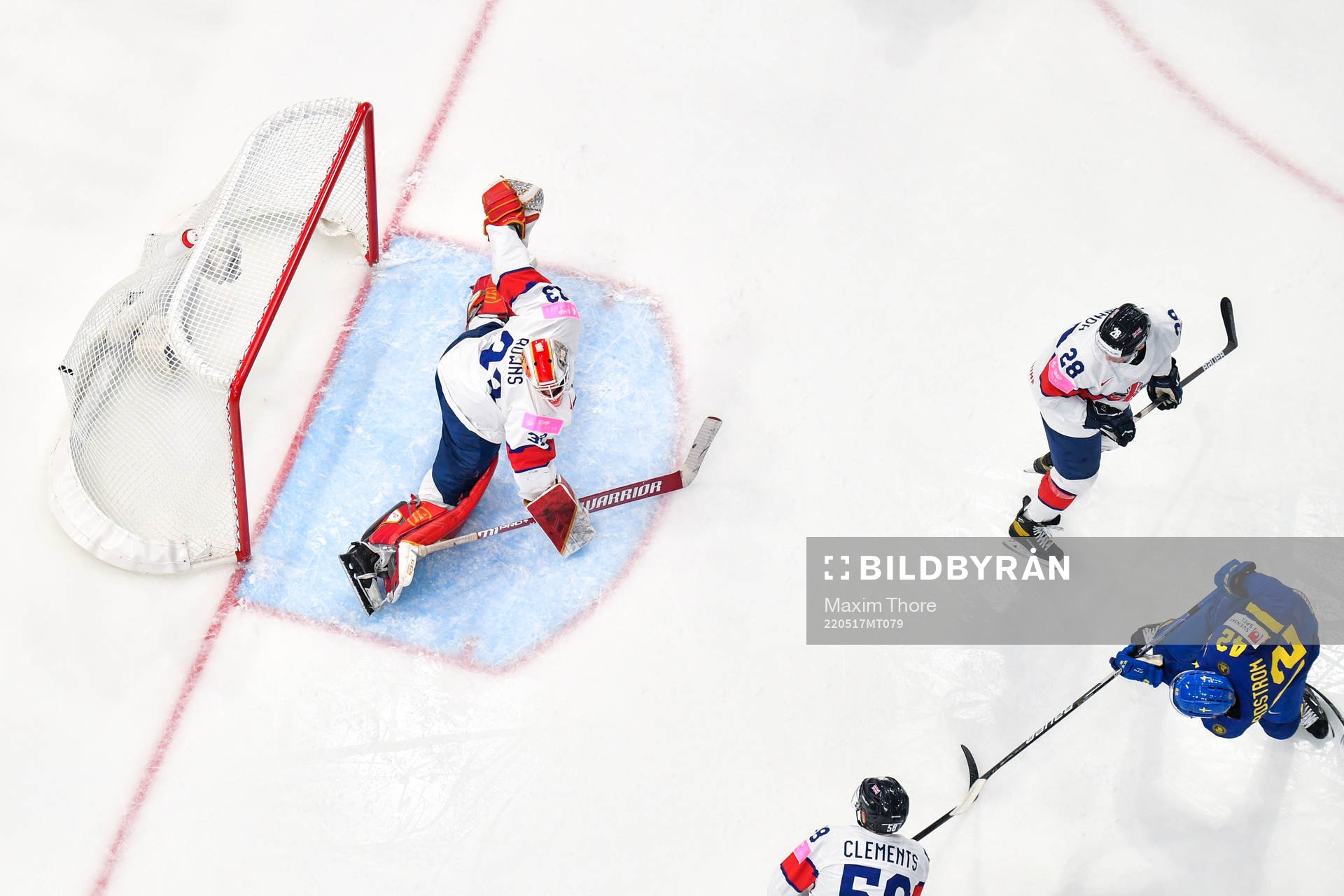 Joakim Nordström of Sweden scores the 2-0 goal behind