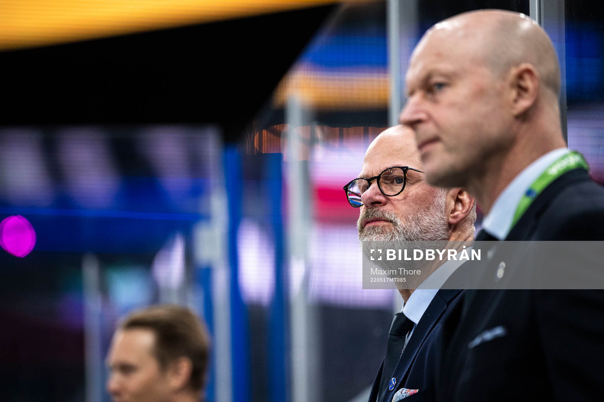 Assistant coach Markus Åkerblom and assistant coach Markus
