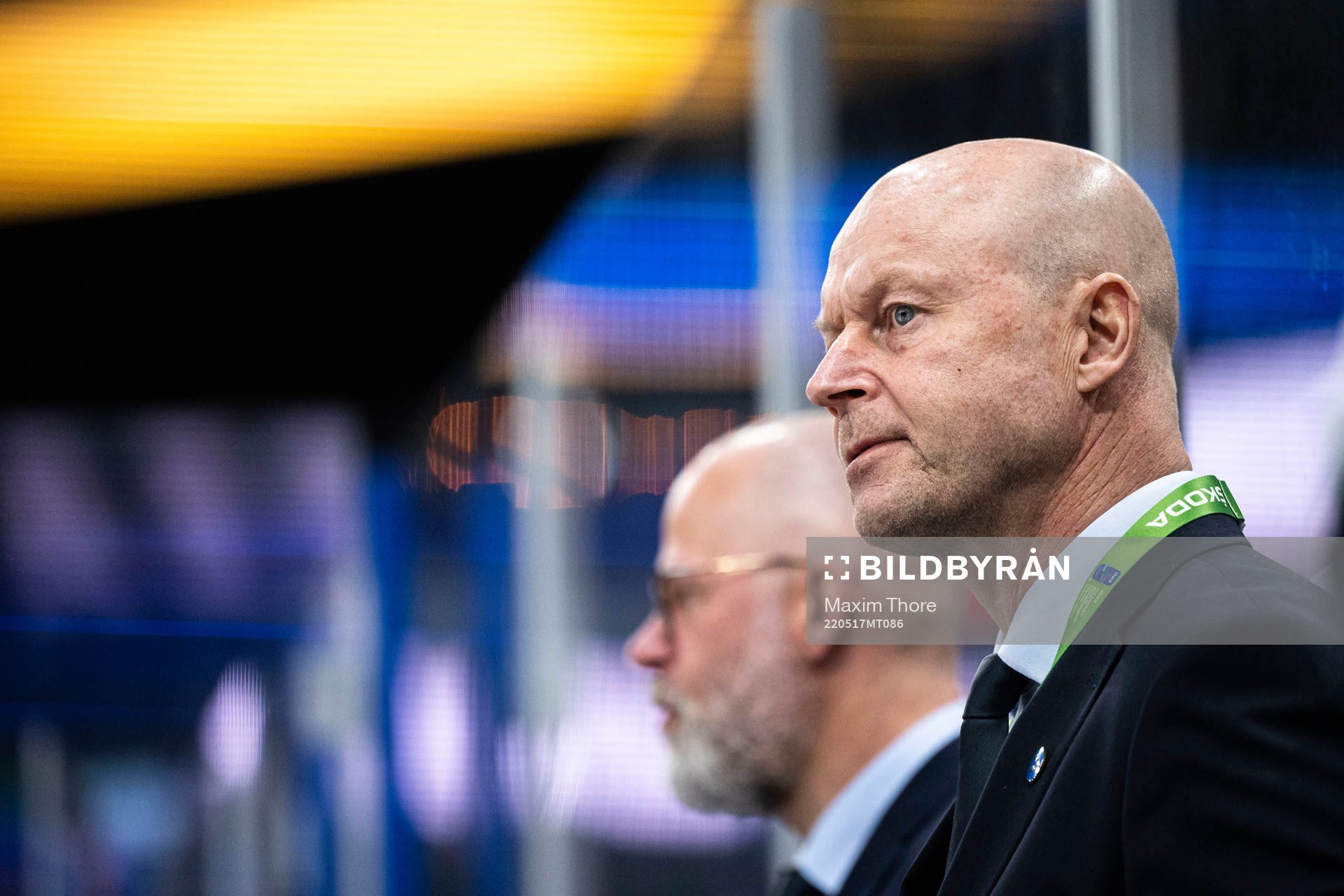 Assistant coach Markus Åkerblom and assistant coach Markus