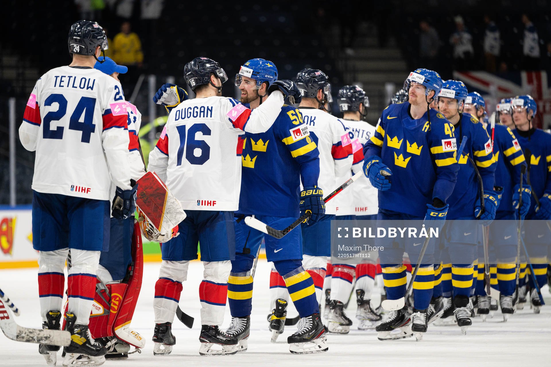 Samuel Duggan of Great Britain and Erik Gustafsson of Sweden