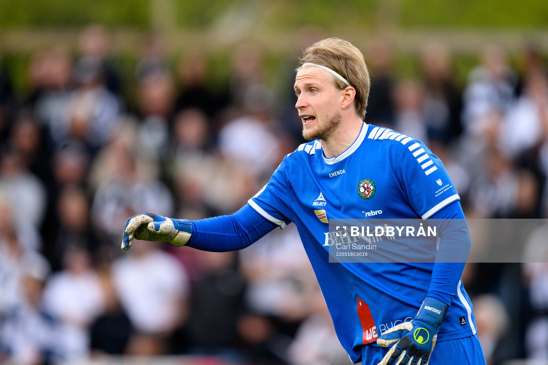 Örebros målvakt William Eskelinen
