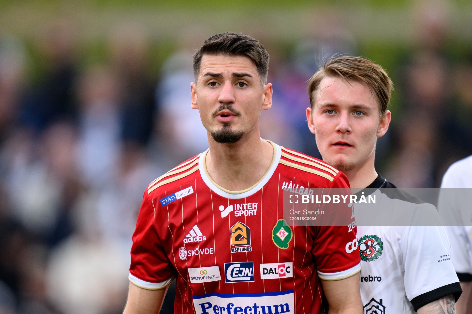 Skövdes Aldin Basic och Örebros Noel Milleskog
