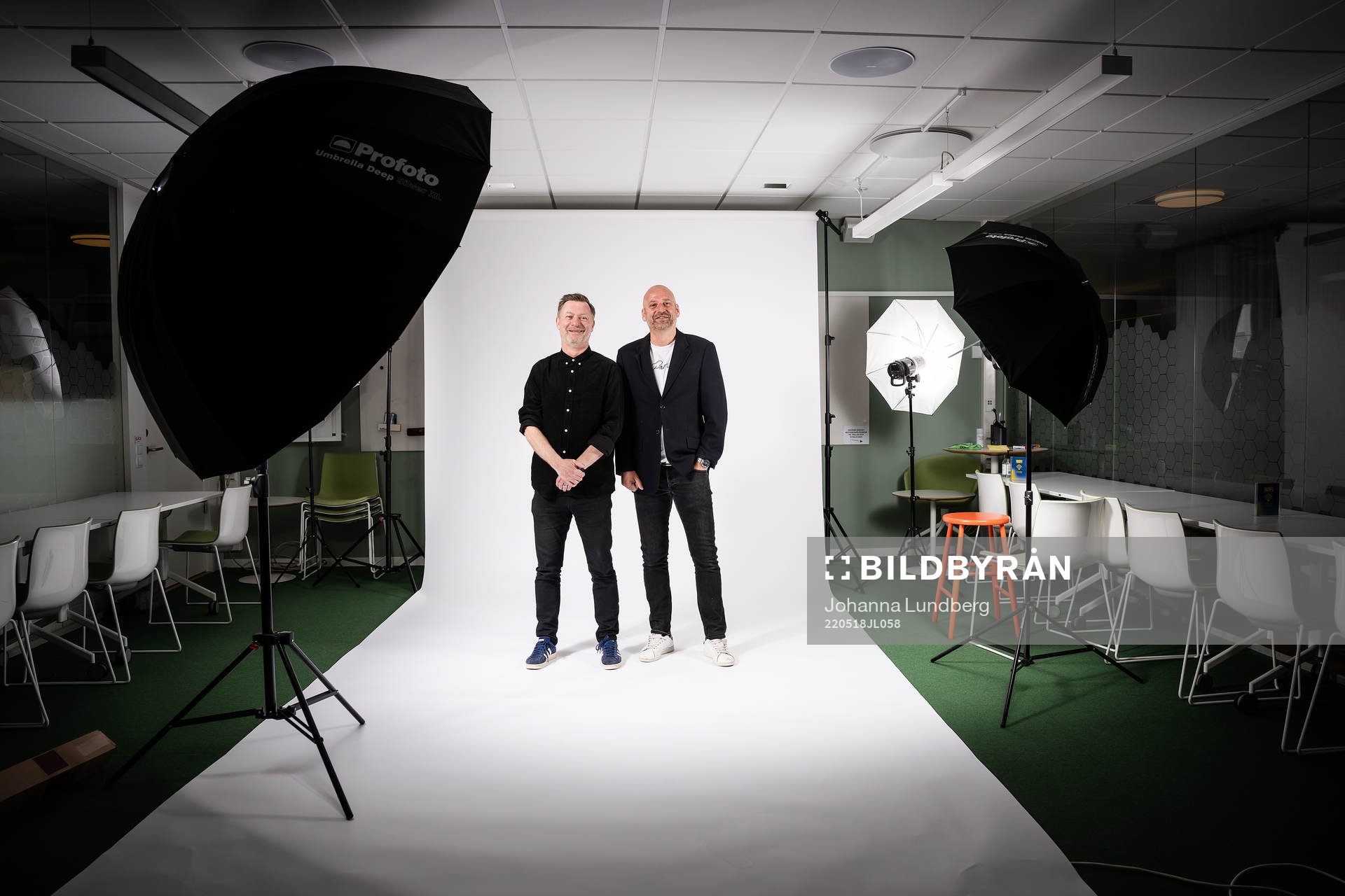 Peter Gerhardsson, förbundskapten, och Magnus Wikman,