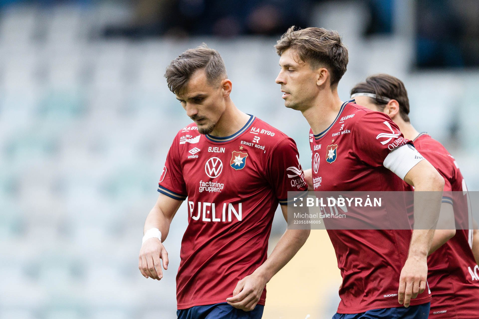 Örgrytes Daniel Paulson och Ajdin Zeljkovic deppar