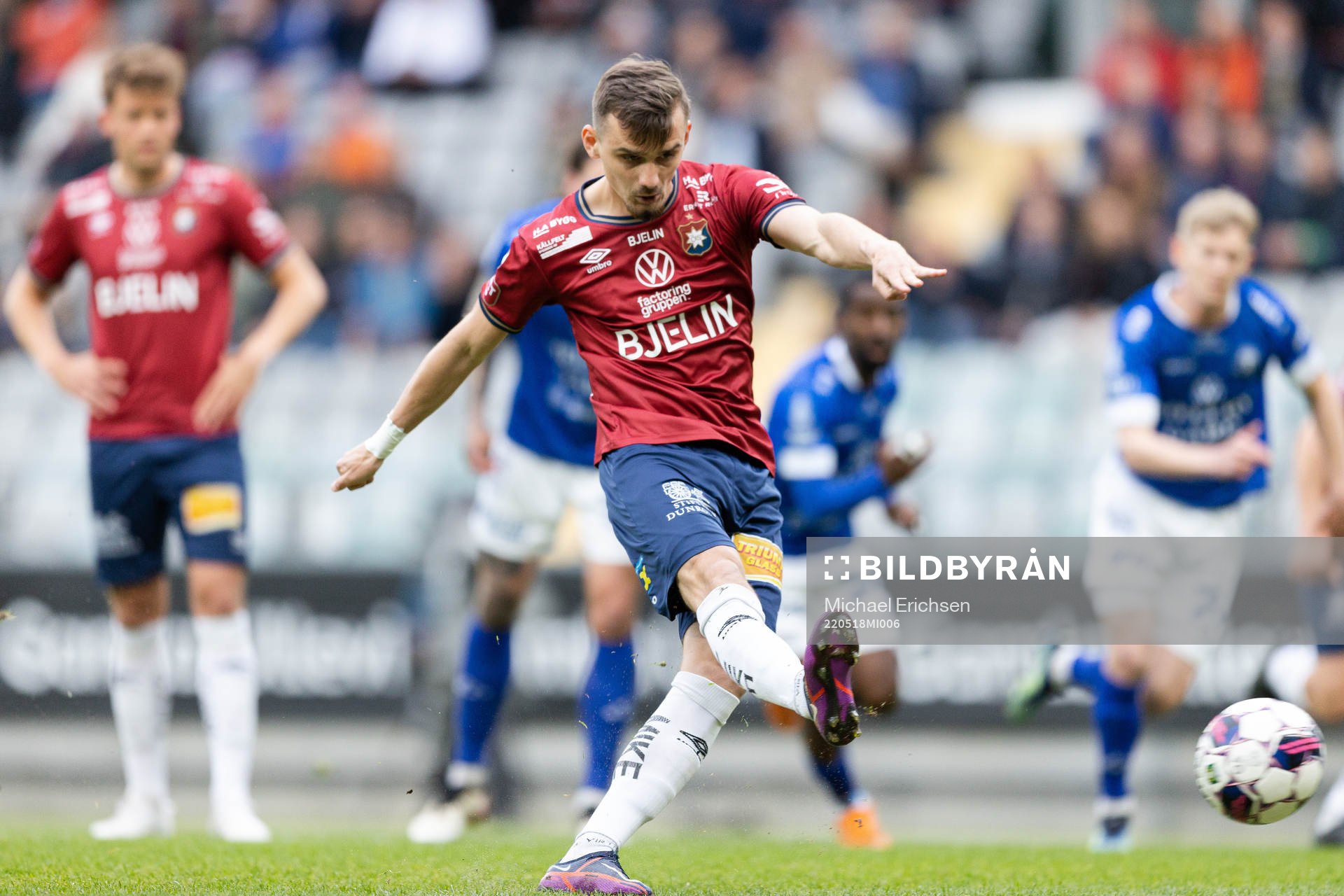 Örgrytes Ajdin Zeljkovic med straffspark