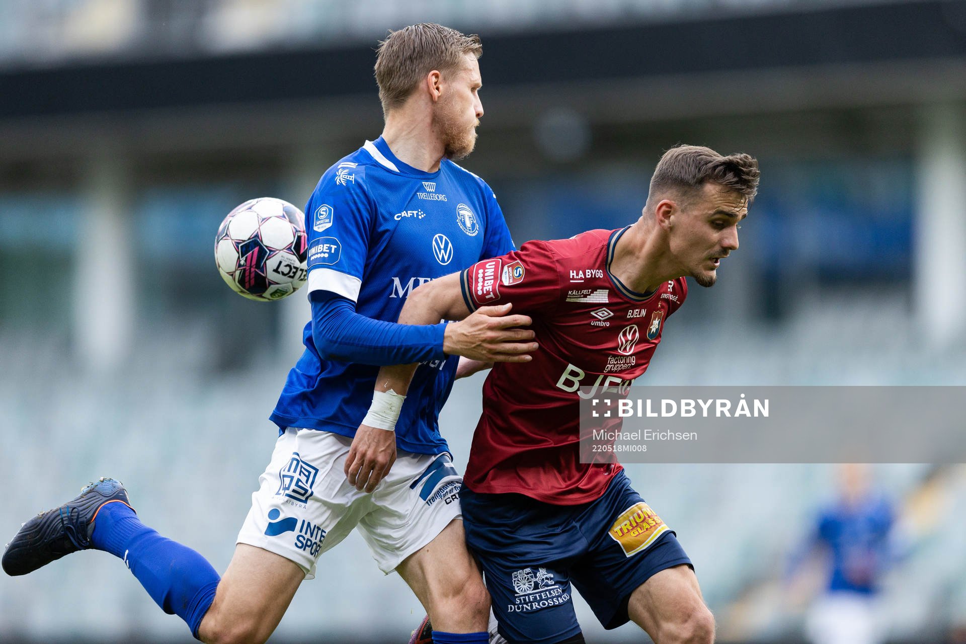 Trelleborgs Mikko Viitikko och Örgrytes Ajdin Zeljkovic