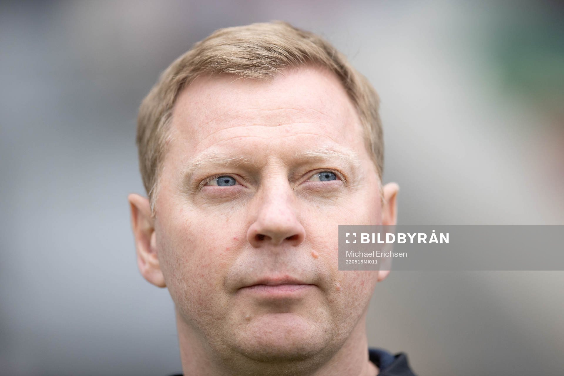 Örgrytes tränare Brynjar Gunnarsson innan fotbollsmatchen