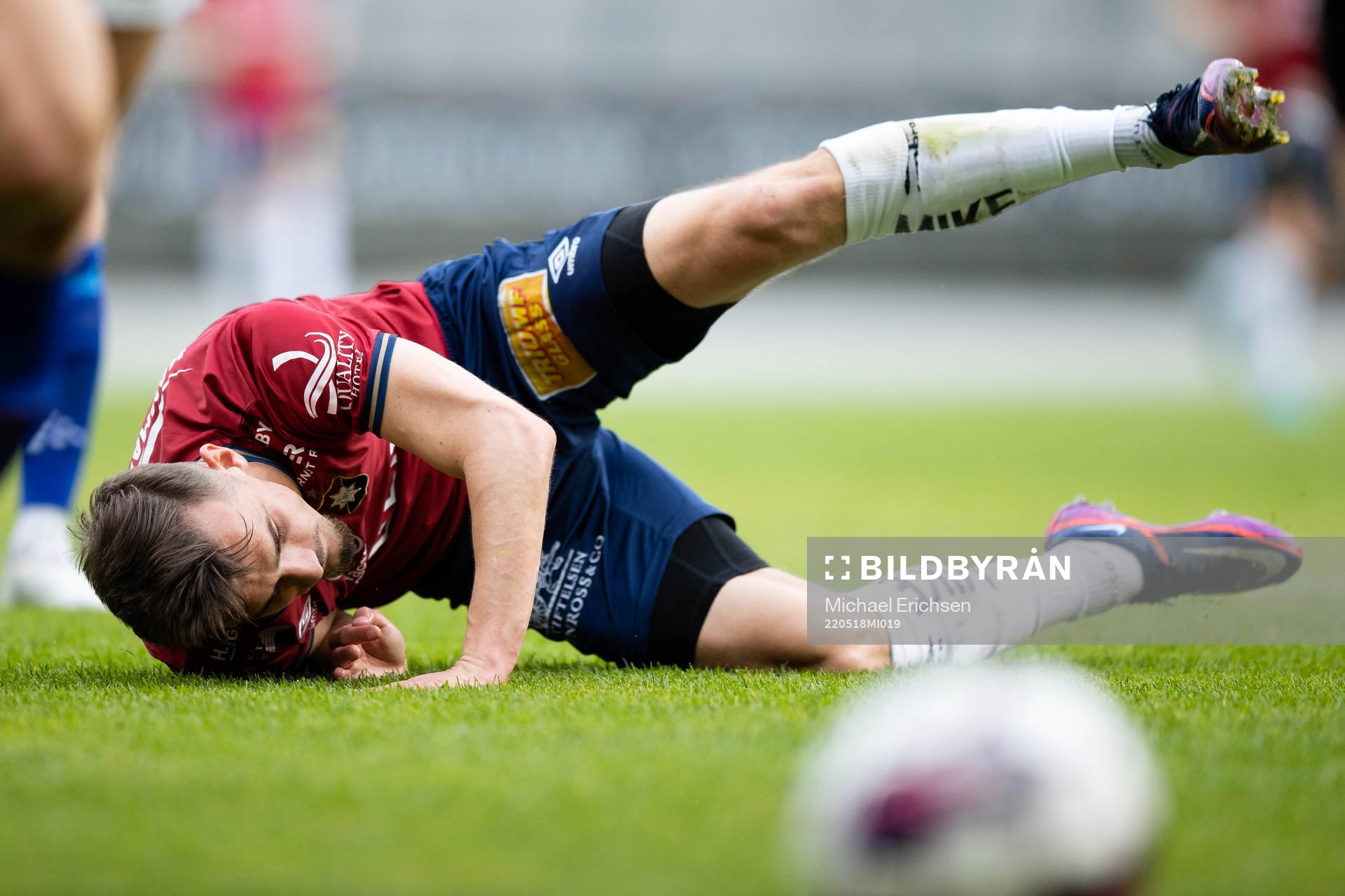 Örgrytes Ajdin Zeljkovic faller
