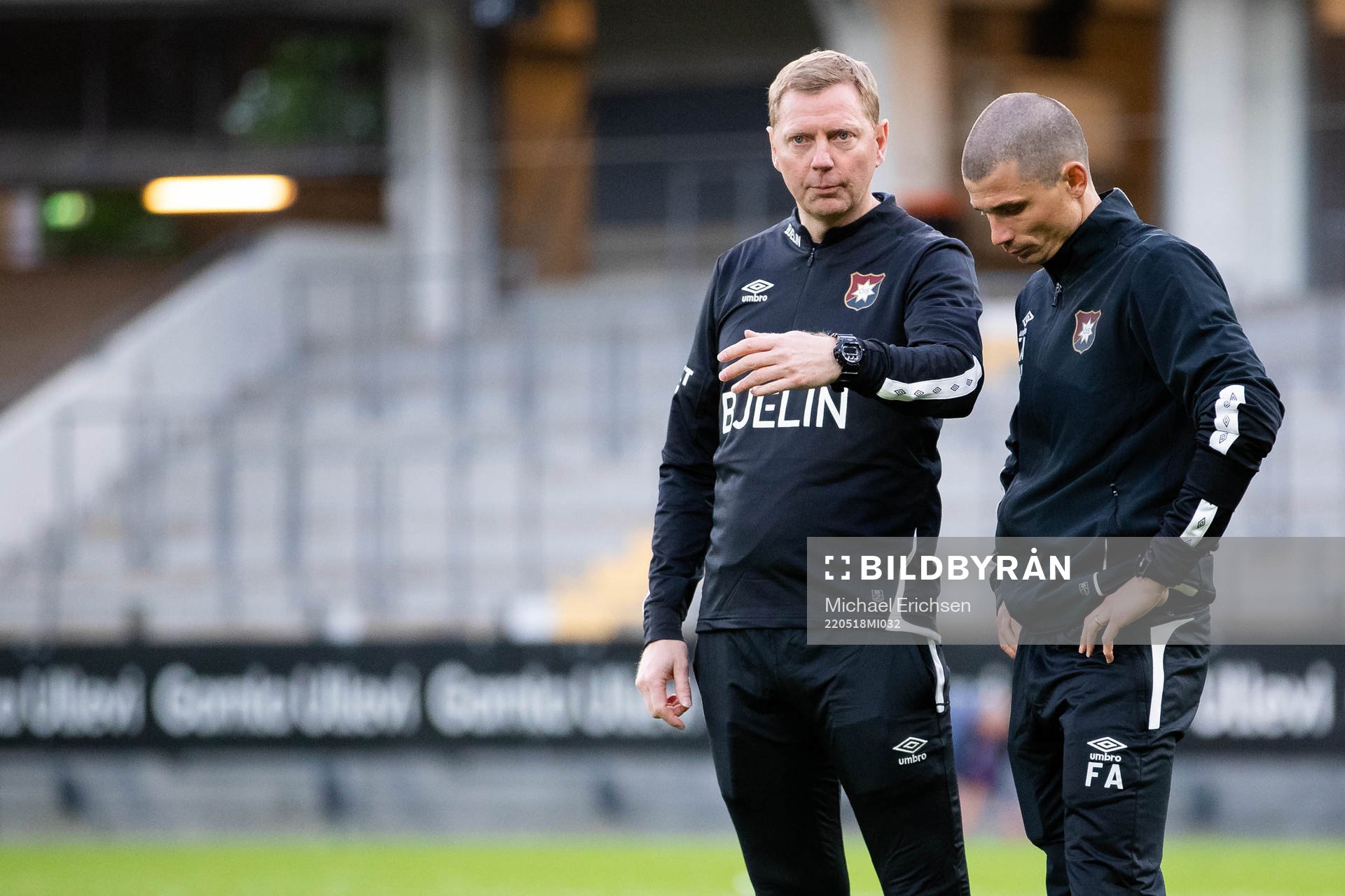 Örgrytes tränare Brynjar Gunnarsson och assisterande