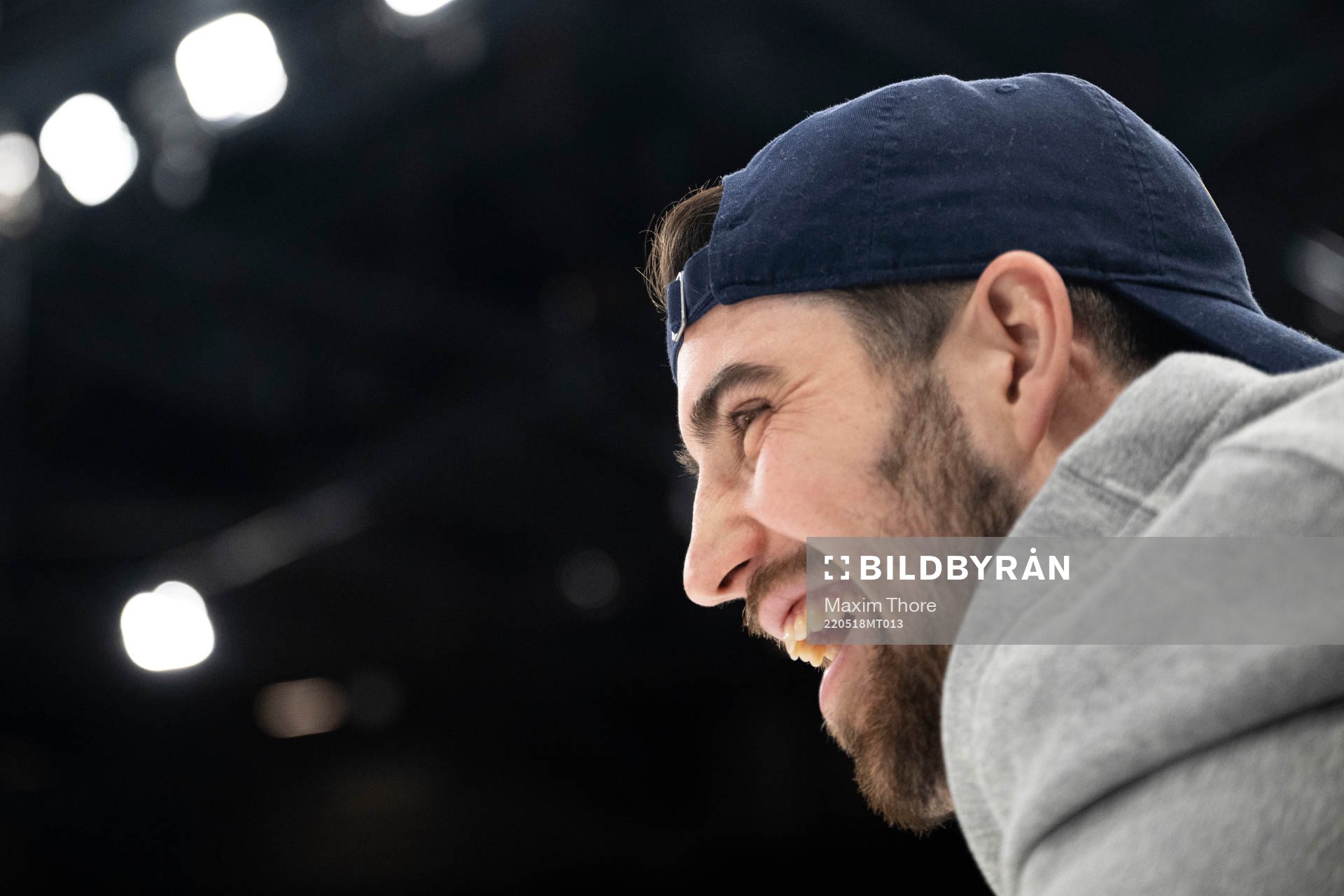 Erik Gustafsson of Sweden at a practice session