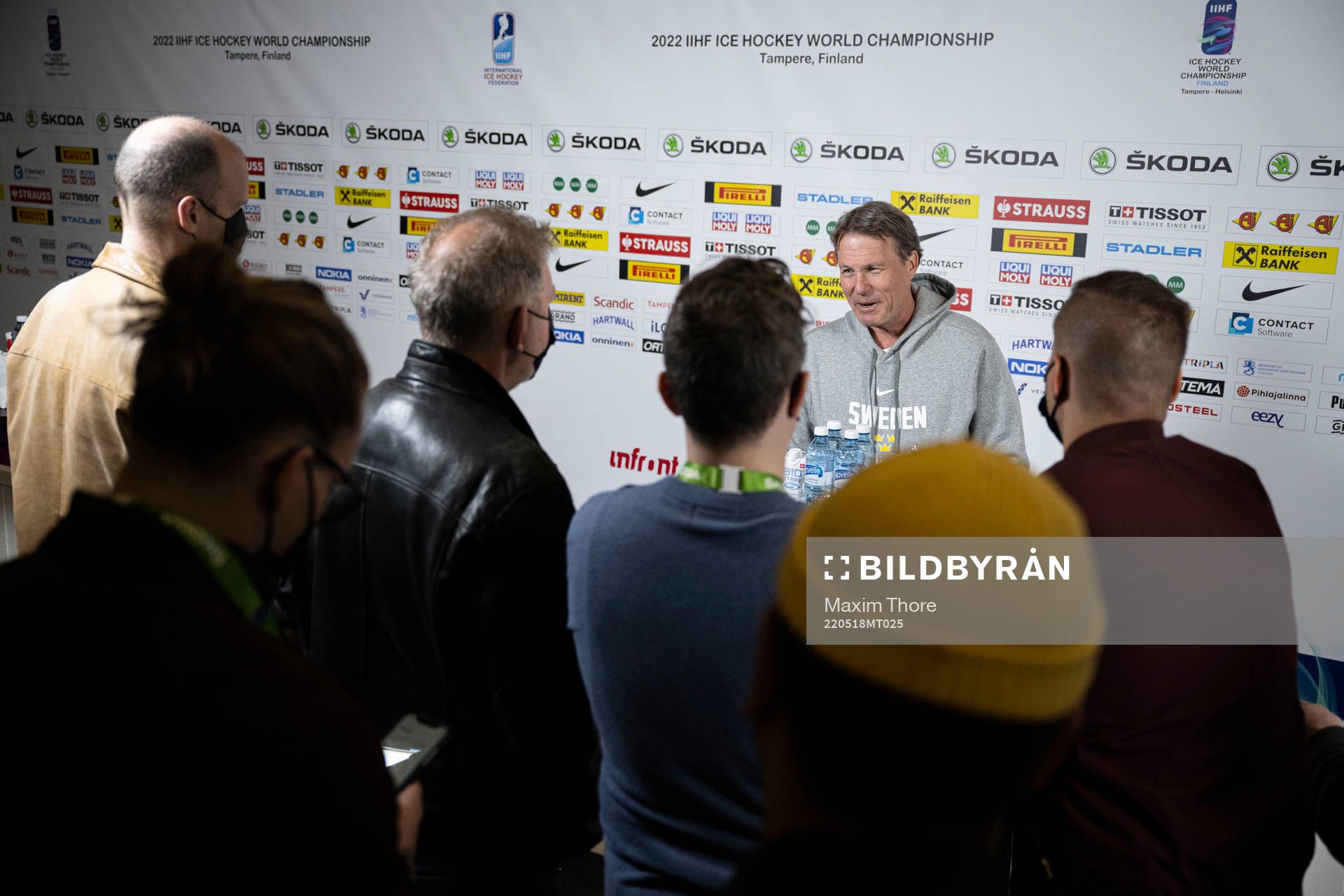 Head coach Johan Garpenlöv of Sweden