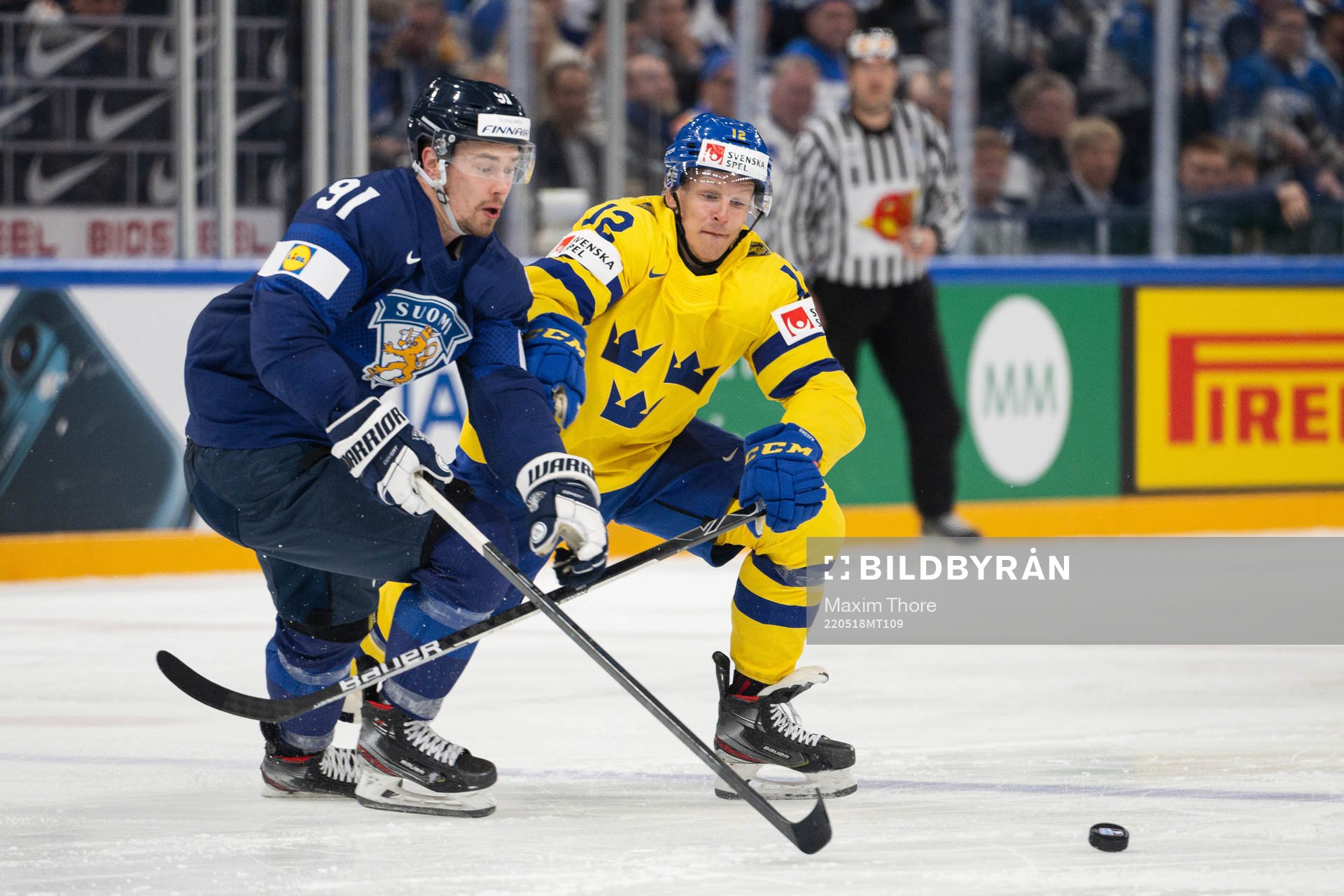 Juho Lammikko of Finland and Max Friberg of Sweden