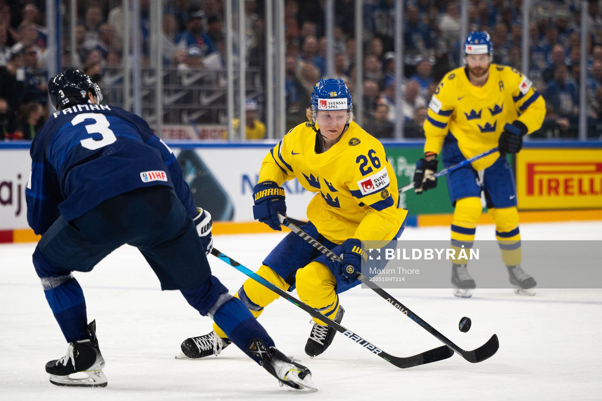 Rasmus Dahlin of Sweden
