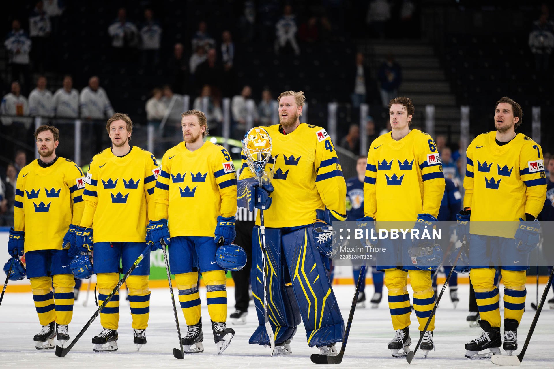 Oskar Lang, Jonathan Pudas , Anton Lindholm , goaltender