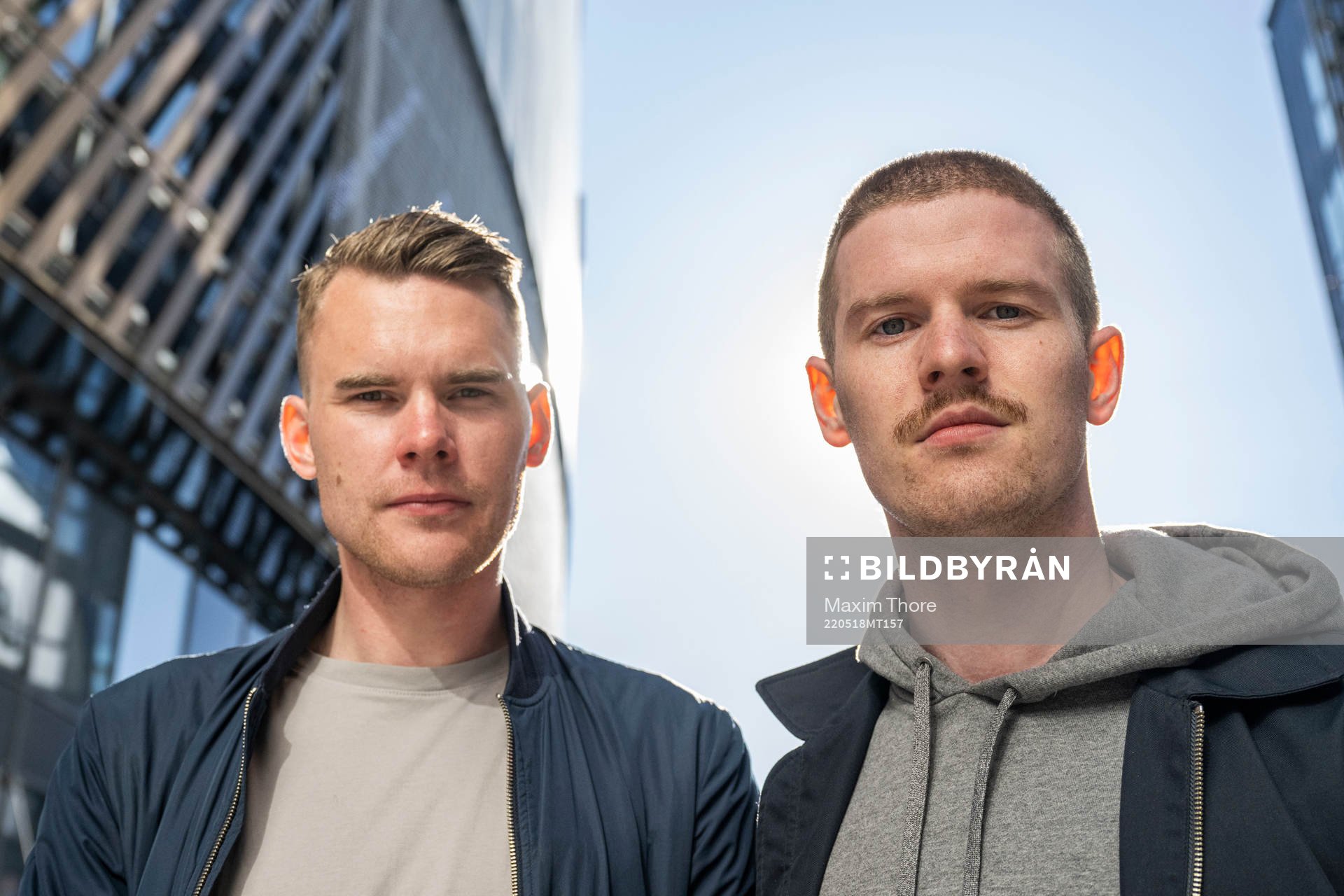 Philip Gadd and Adam Johansson of Swedish newspaper