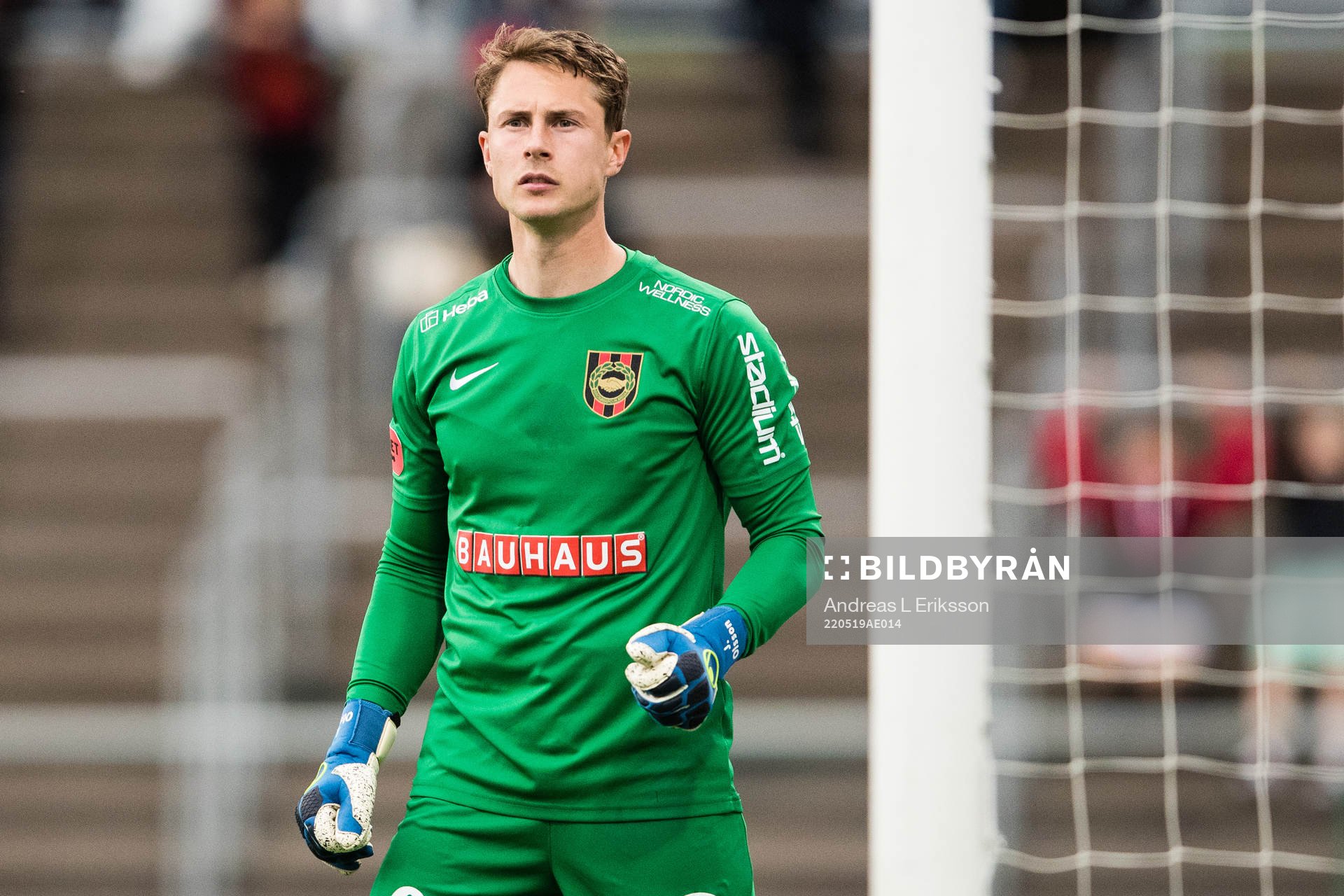 Brommapojkarnas målvakt Jonas Olsson