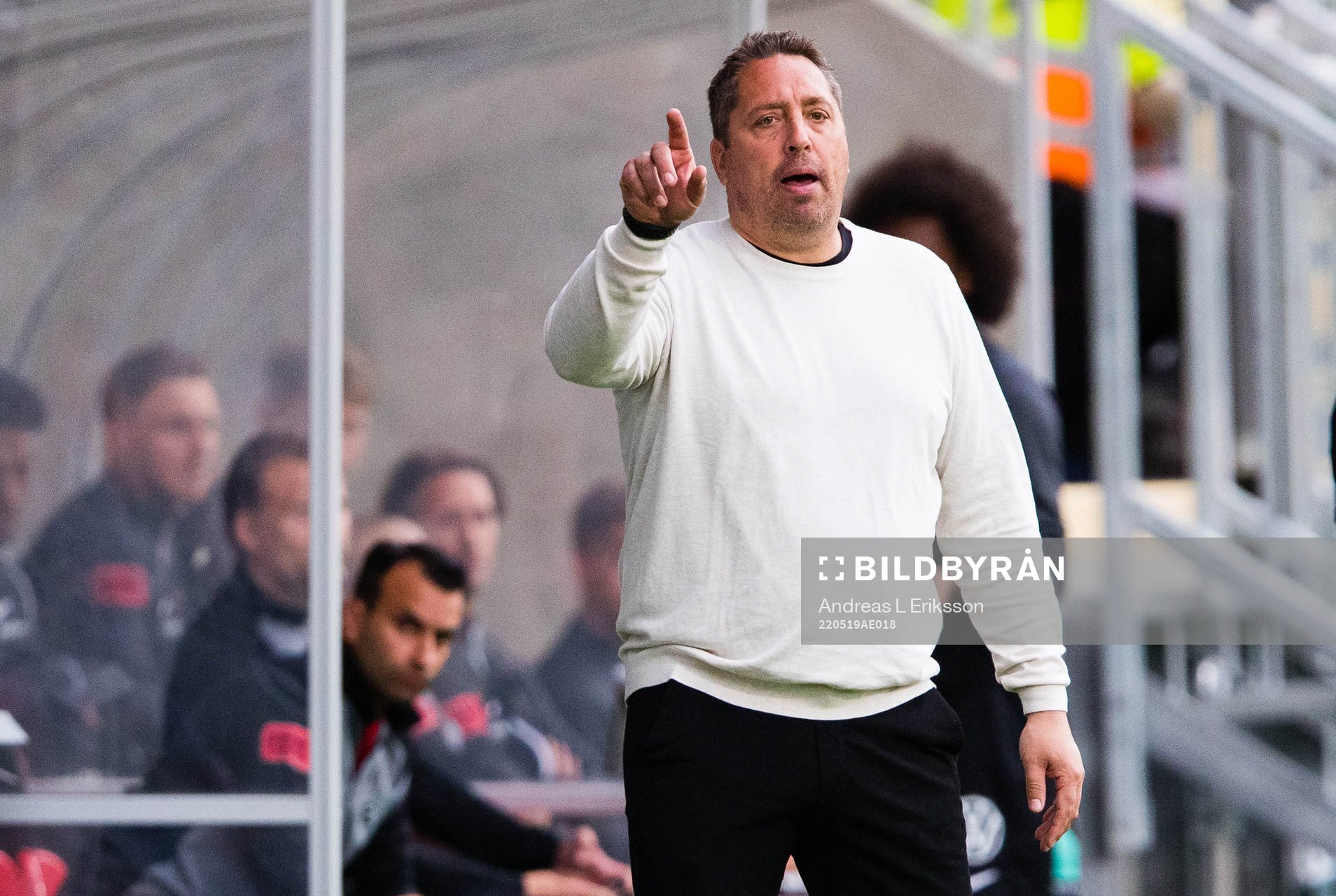 Östersunds tränare Magnus Powell