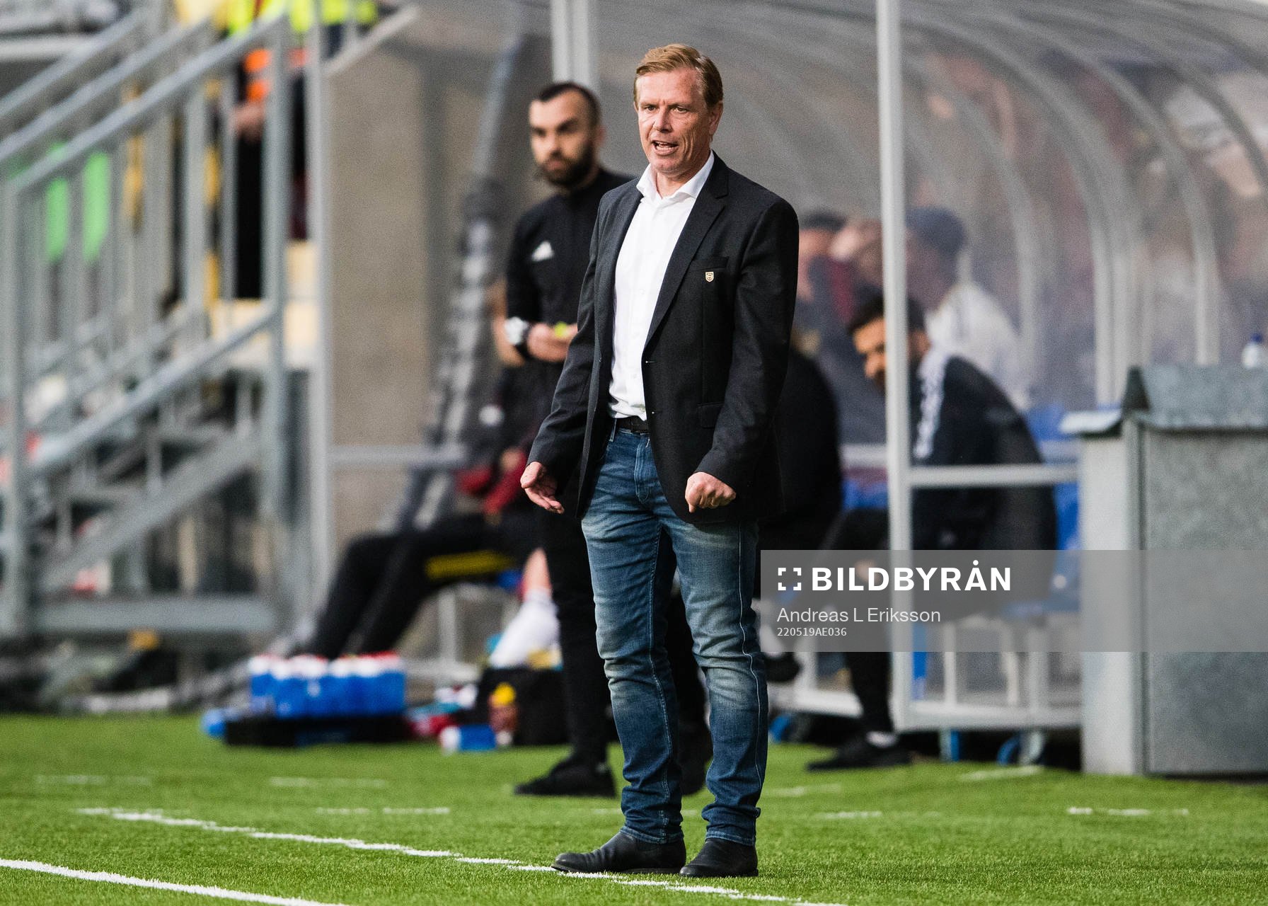 Brommapojkarnas tränare Christer Mattiasson