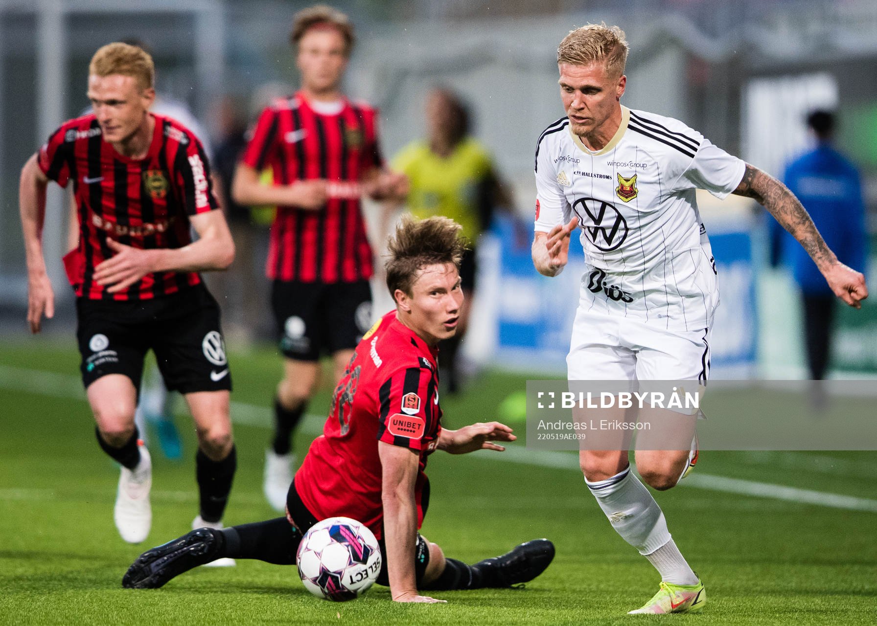Brommapojkarnas Robin Frej och Östersunds André Österholm