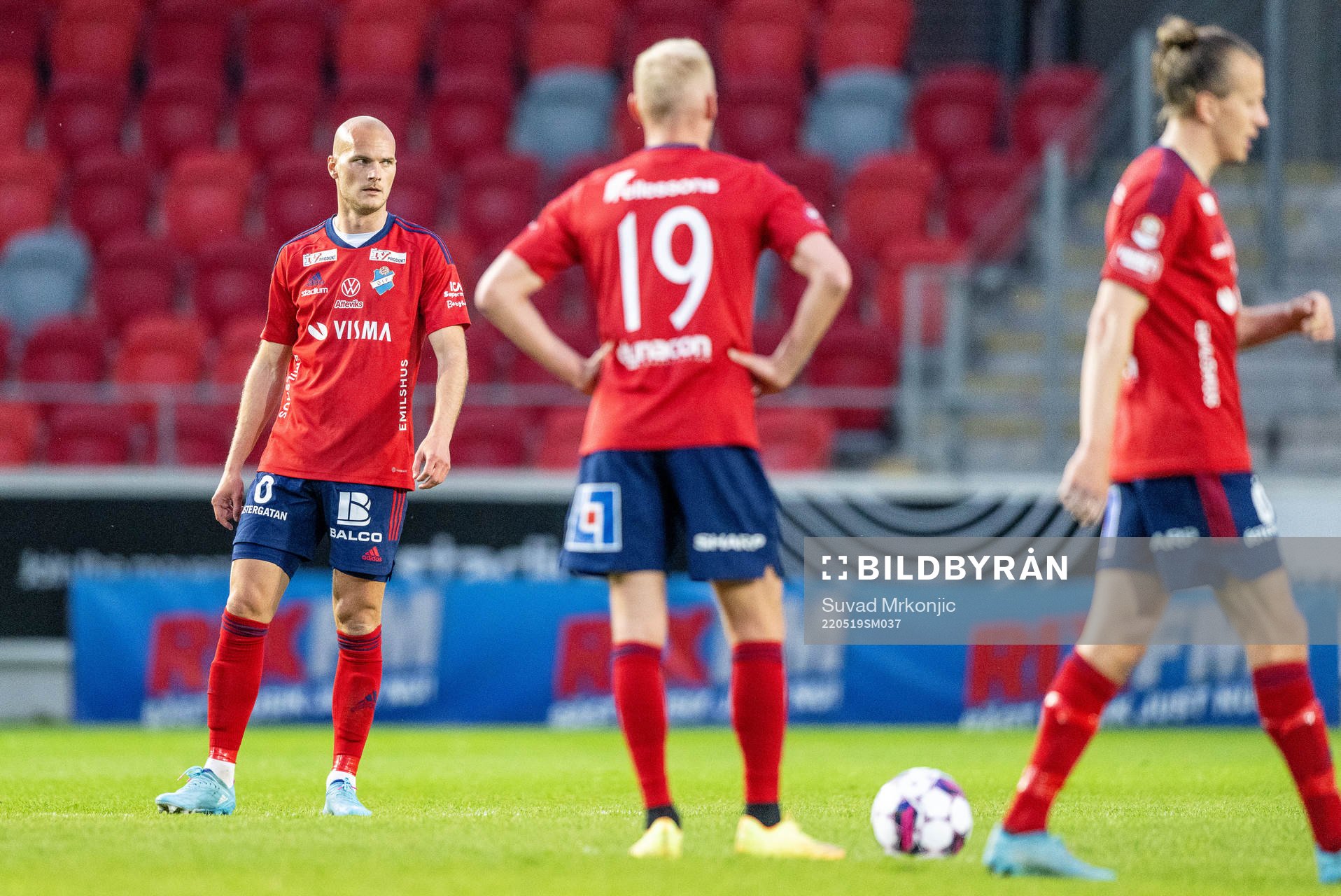 Östers Jonatan Drott, Adam Bergmark Wiberg och Jesper