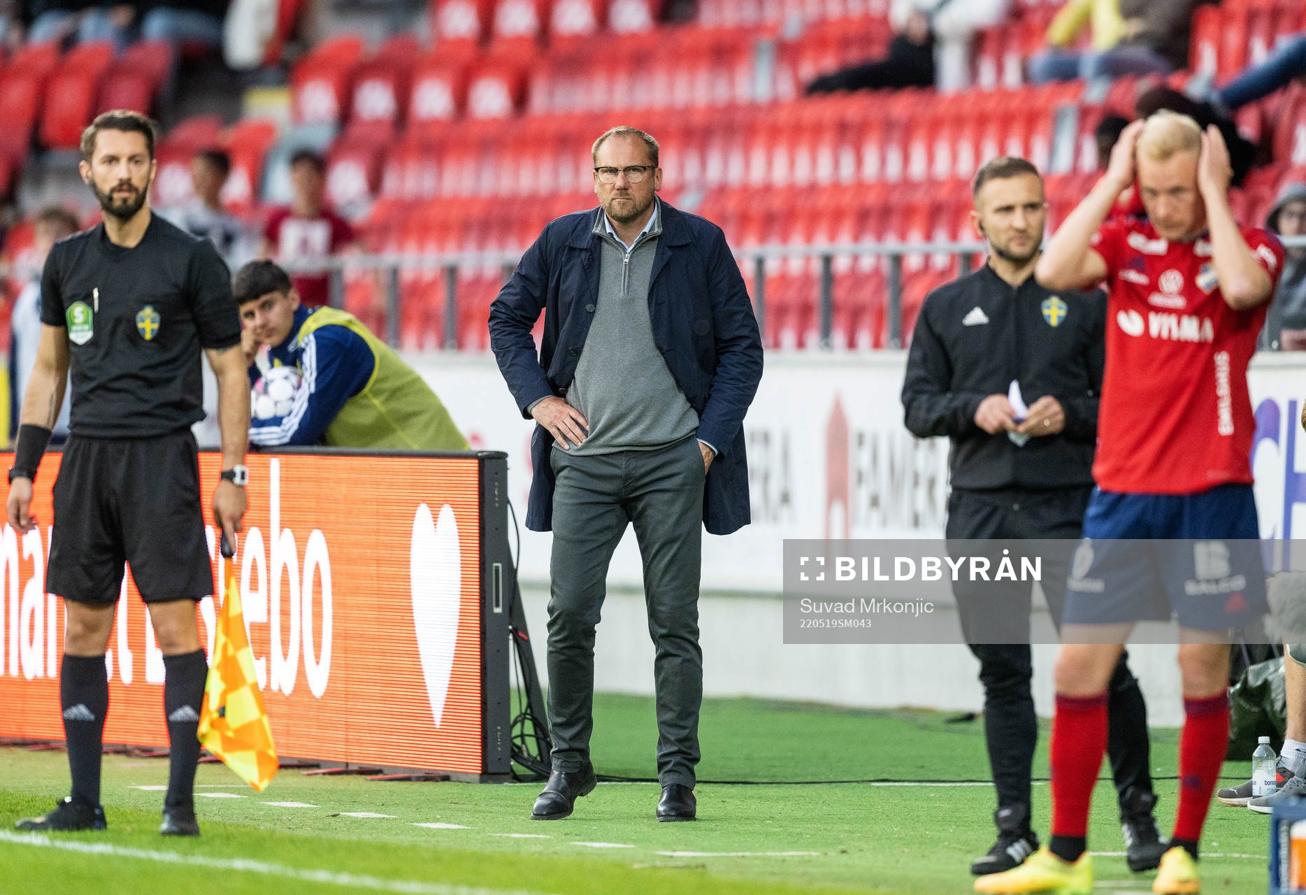 Halmstads tränare Magnus Haglund
