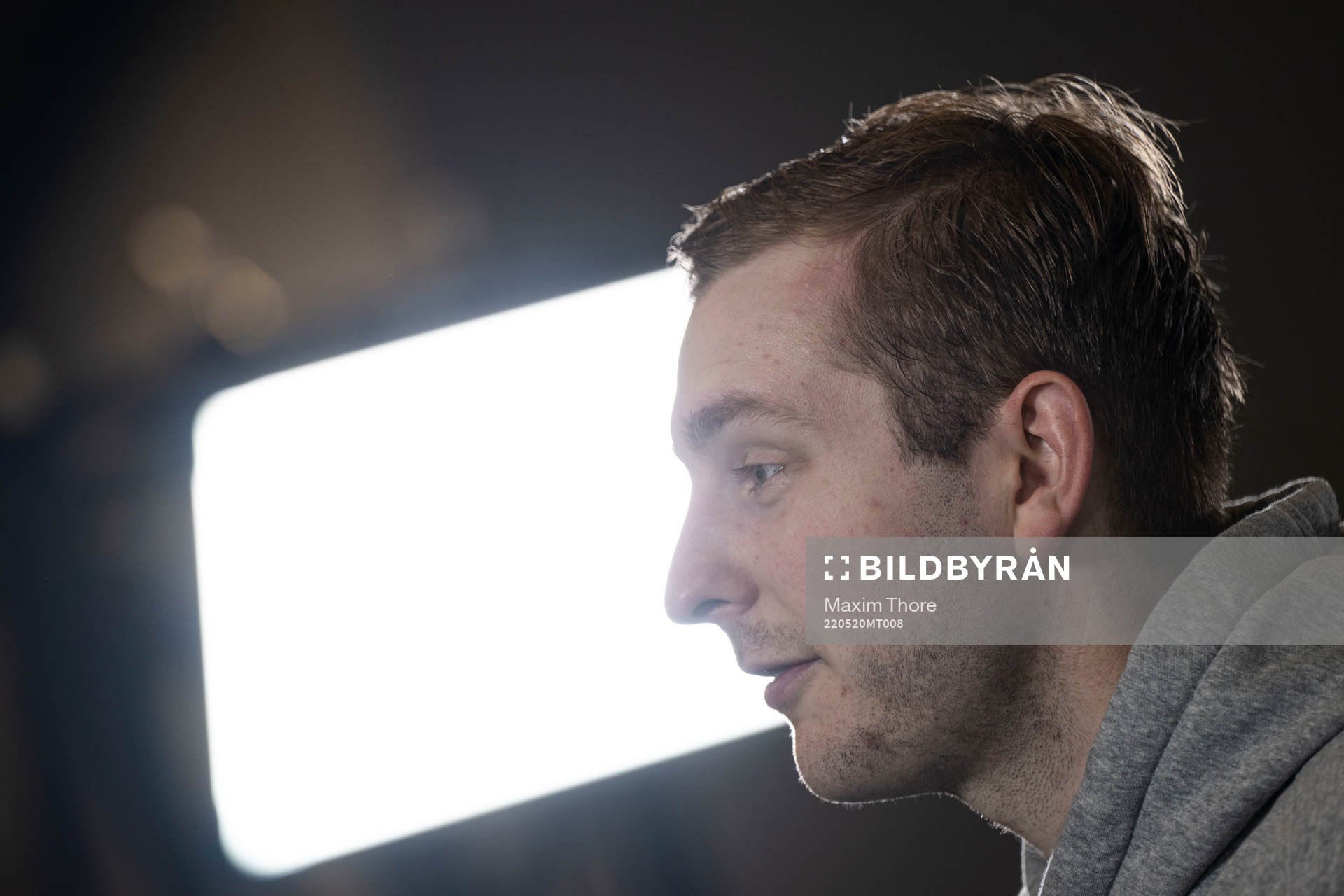 Goaltender Linus Ullmark of Sweden