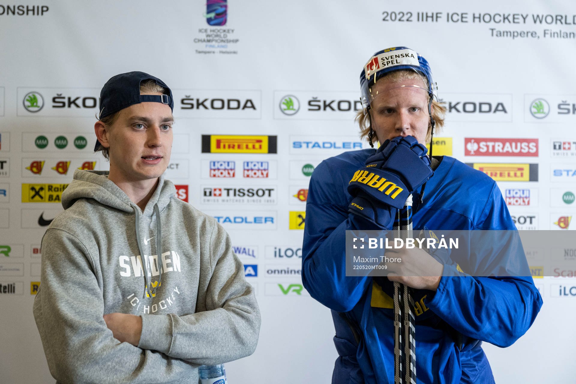 Jacob Peterson and Rasmus Dahlin