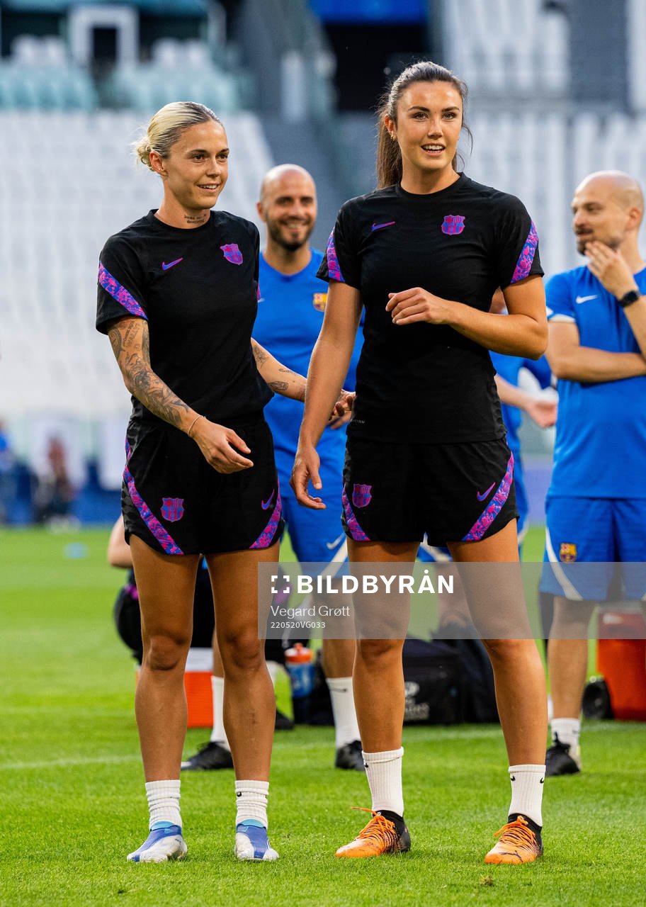Maria Pilar Leon and Ingrid Syrstad Engen of Barcelona