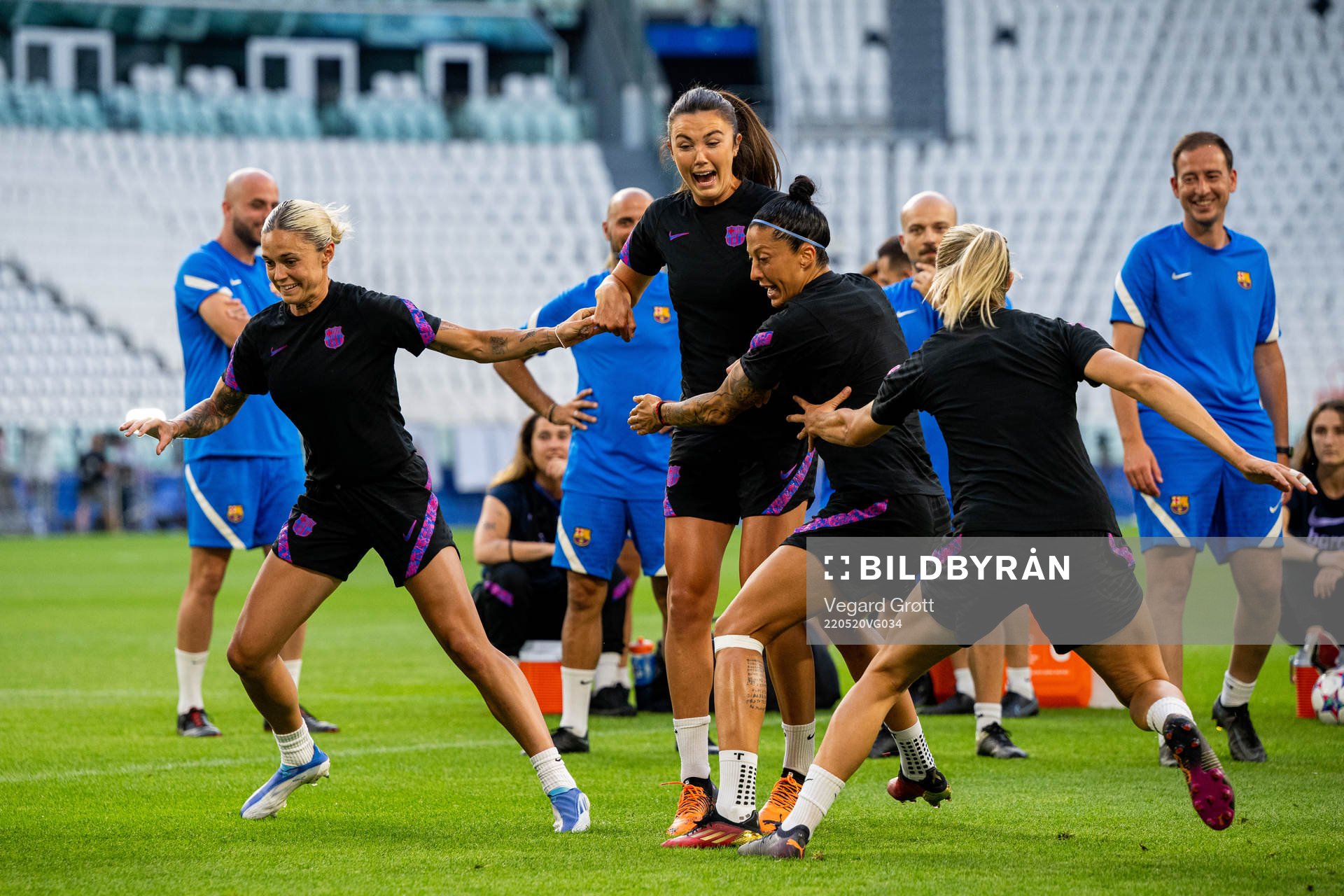 Maria Pilar Leon and Ingrid Syrstad Engen of Barcelona