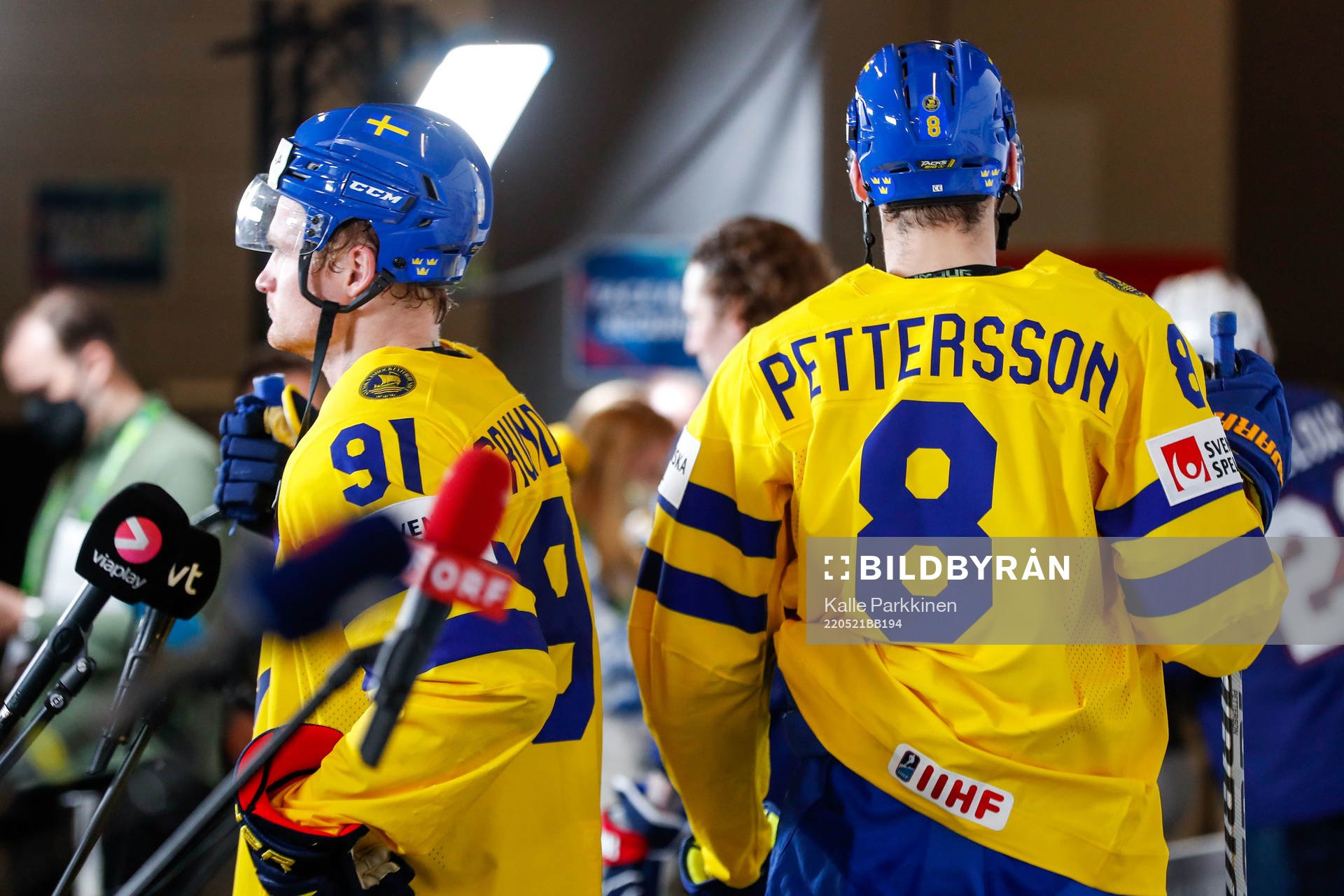 Carl Grundström and Marcus Pettersson of Sweden