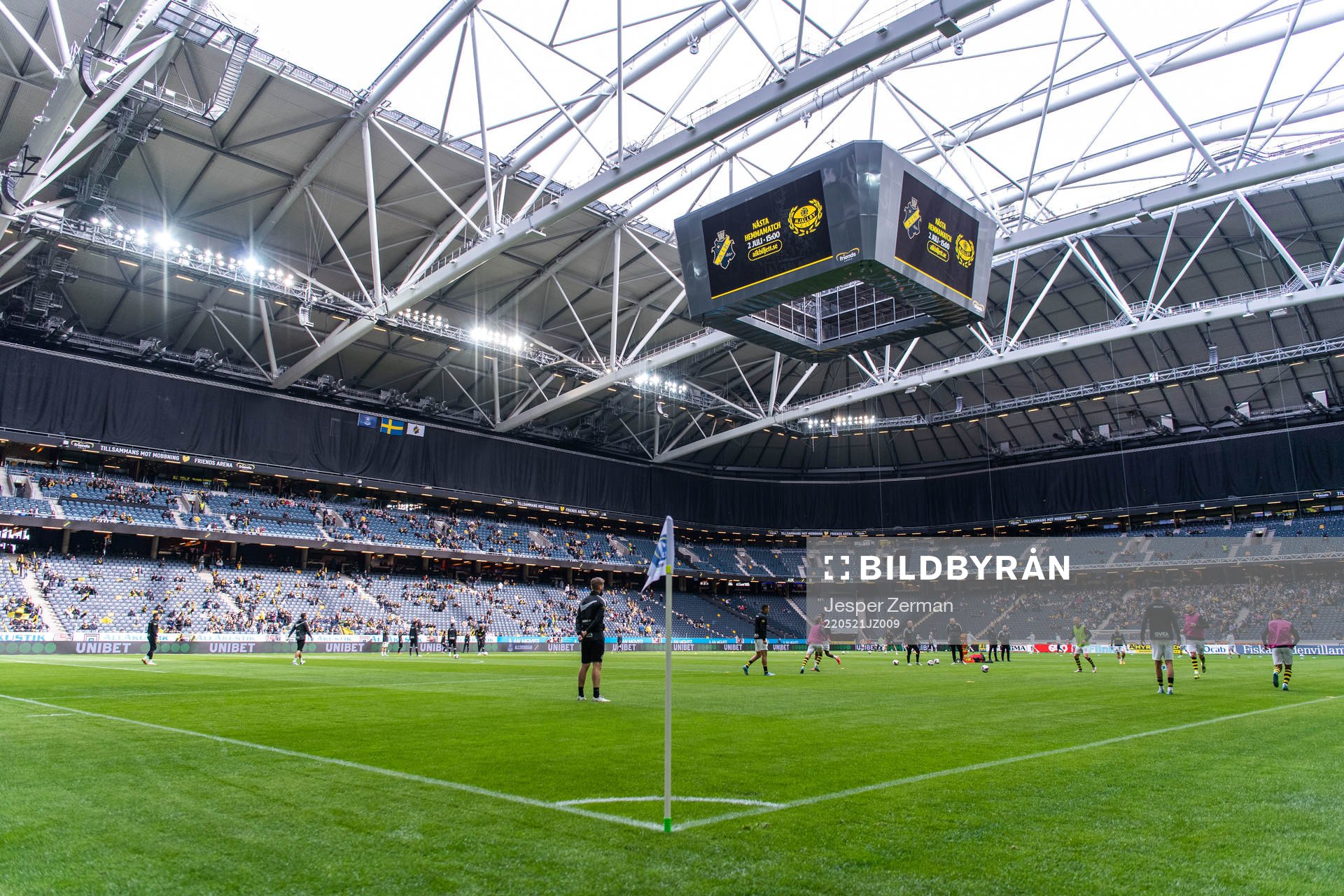 Interör av Friends Arena