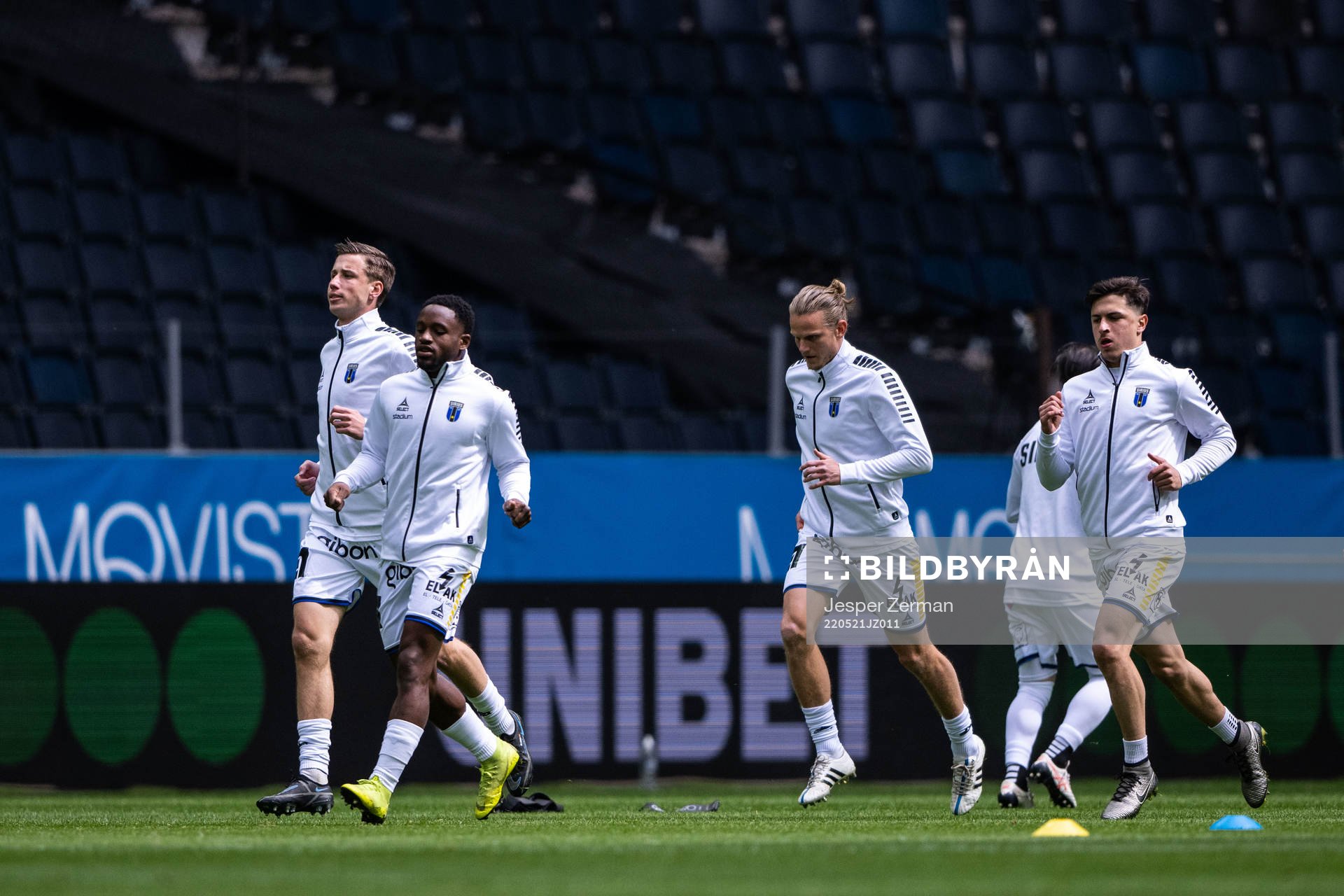 Sirius spelare värmer upp