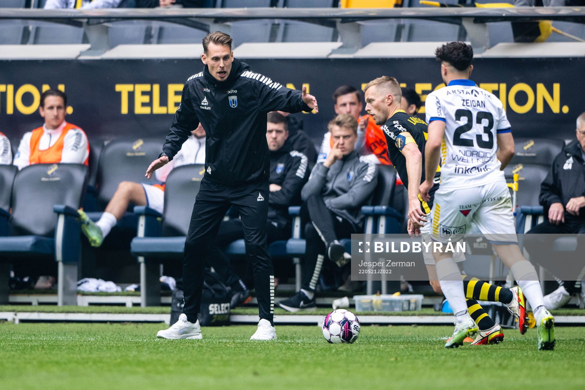 Sirius tränare Daniel Bäckström