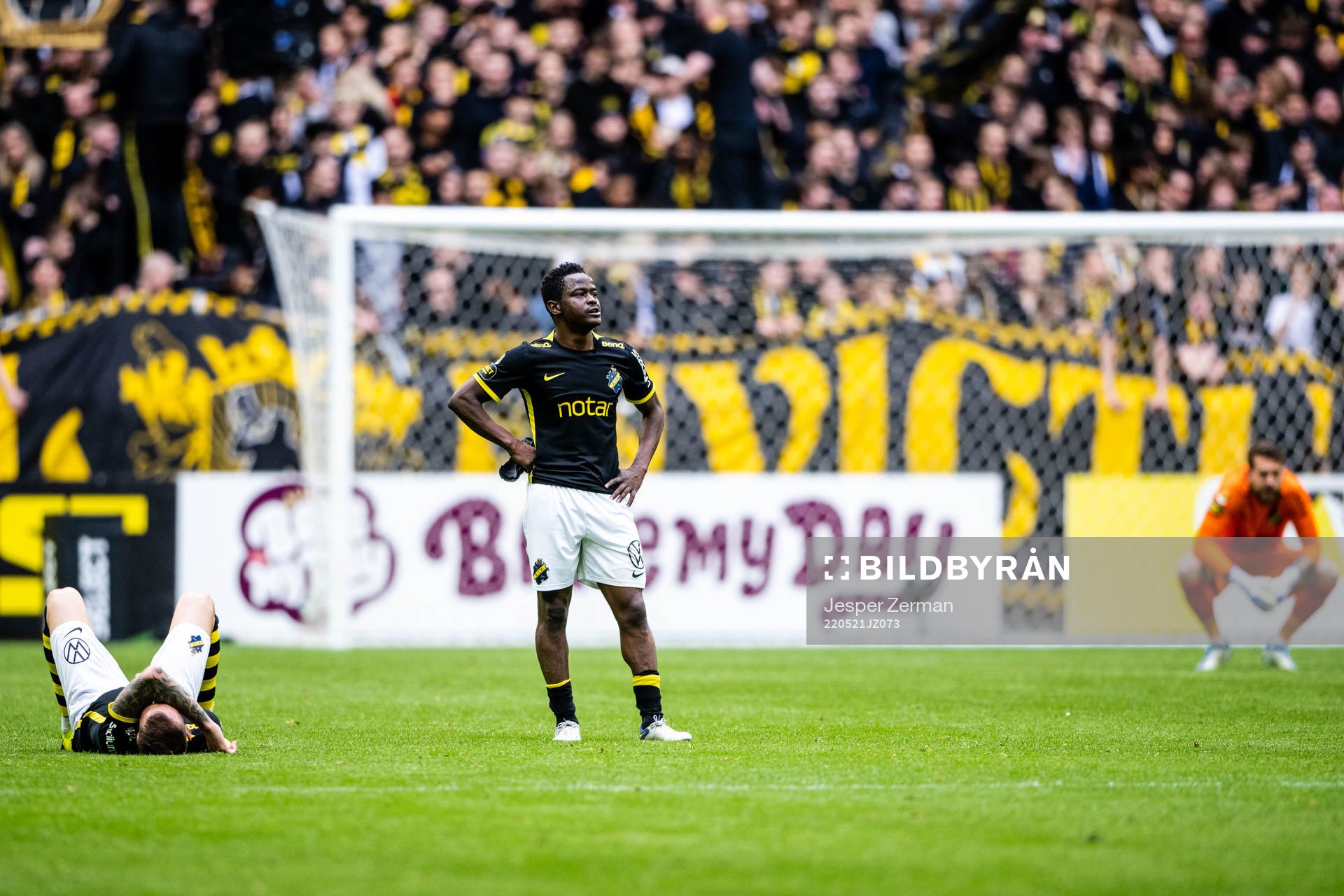 s Alexander Milosevic, Erick Otieno Ouma och målvakt