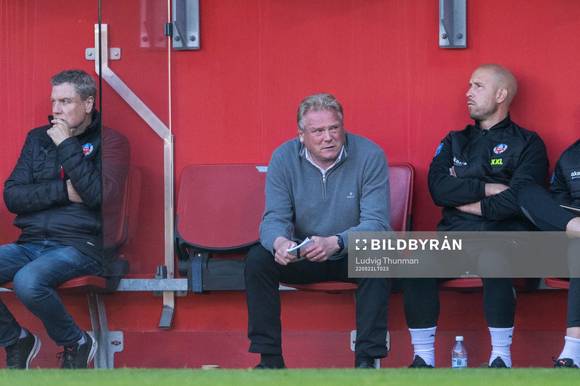 Helsingborgs  tränare Jörgen Lennartsson och