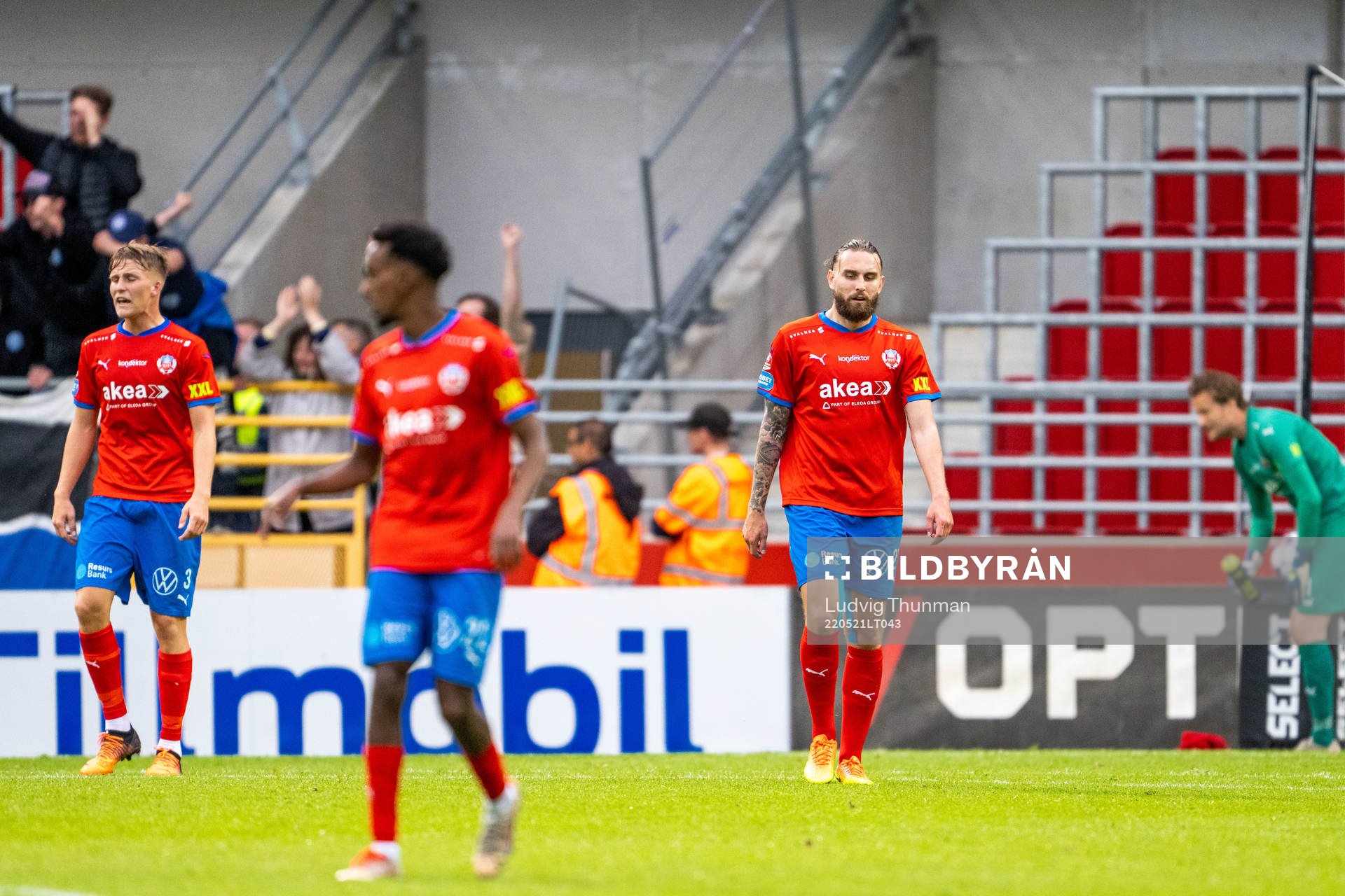 Helsingborgs Casper Widell och Ali Suljic deppar