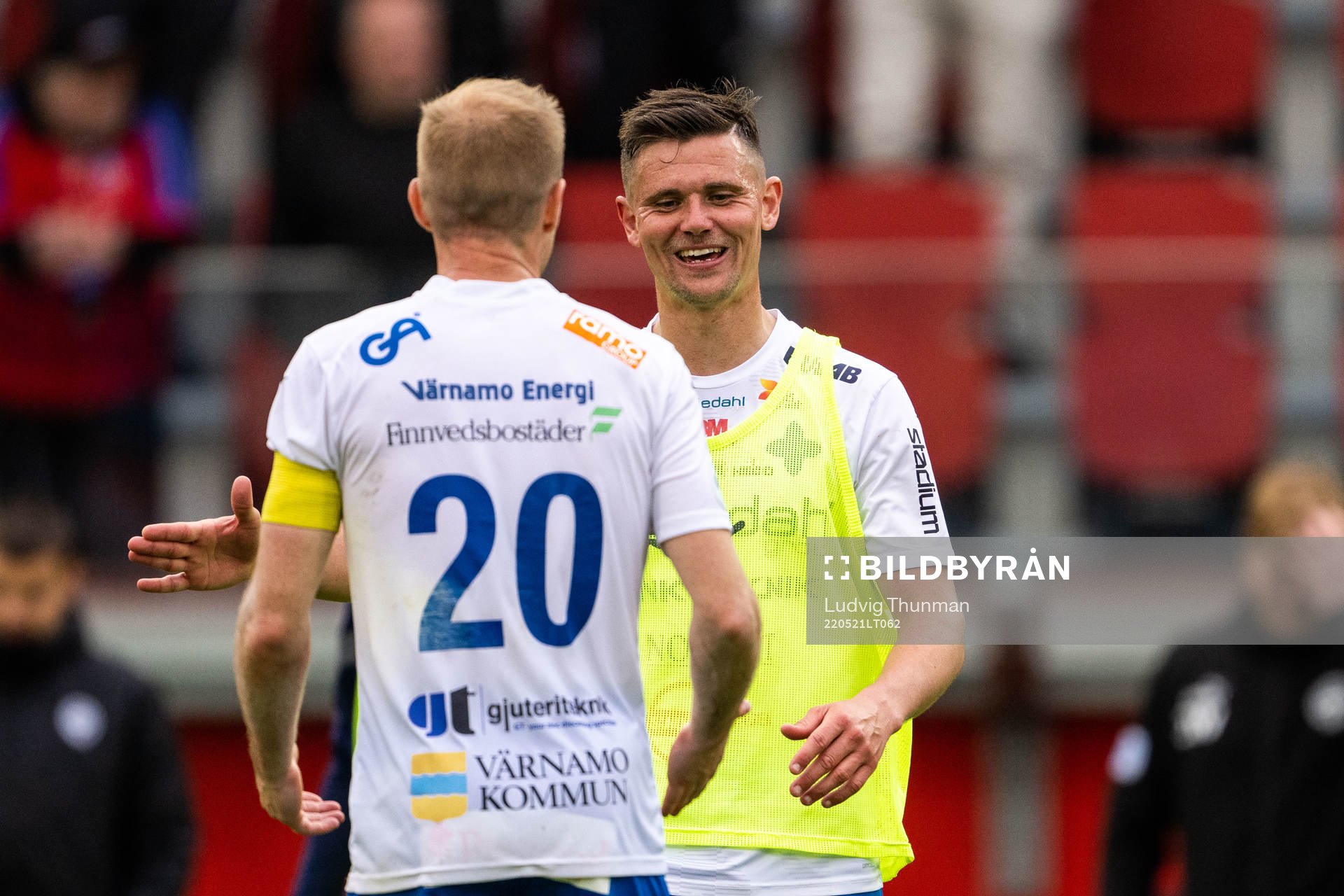 Värnamos Freddy Winsth och Marcus Antonsson jublar